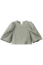 【カオス/Chaos】のキャロルブラウス 人気、トレンドファッション・服の通販 founy(ファニー) ファッション Fashion レディースファッション Fashion for Women トップス・カットソー Cut & Sew Tops シャツ・ブラウス・オフィスカジュアル Elegant Blouses & Button-Ups オーガンジー Organza Fabric ショート Short, Short Length スリット Slit, Slit Detail スリーブ Sleeve, Long Sleeve / Short Sleeve パーティ Party, Party Style フォルム Silhouette, Form 新作・新入荷 New Arrivals / New In thumbnail グリーン|ID: prp329100004615973 ipo3291000000033059739