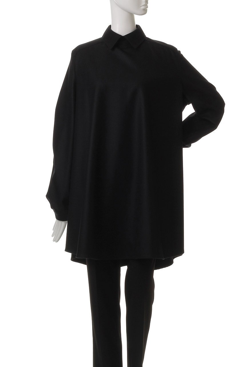 【ザ リラクス/THE RERACS】のレギュラーAラインプルオーバーブラウス 人気、トレンドファッション・服の通販 founy(ファニー) 　ファッション　Fashion　レディースファッション　Fashion for Women　トップス・カットソー　Cut & Sew Tops　シャツ・ブラウス・オフィスカジュアル　Elegant Blouses & Button-Ups　カジュアルプルオーバー・ニットトップス　Pullovers & Knit Tops / Casual Pullovers　2025年　2025　2025-2026秋冬・A/W　Autumn/Winter 2025–26 AW25–26　スリット　Slit, Slit Detail　スリーブ　Sleeve, Long Sleeve / Short Sleeve　ドレープ　Drape, Draping Fabric　レギュラー　Regular, Standard Fit　ロング　Long, Long-Length　A/W・秋冬　Autumn/Winter　other-2|ID: prp329100004615980 ipo3291000000033059819