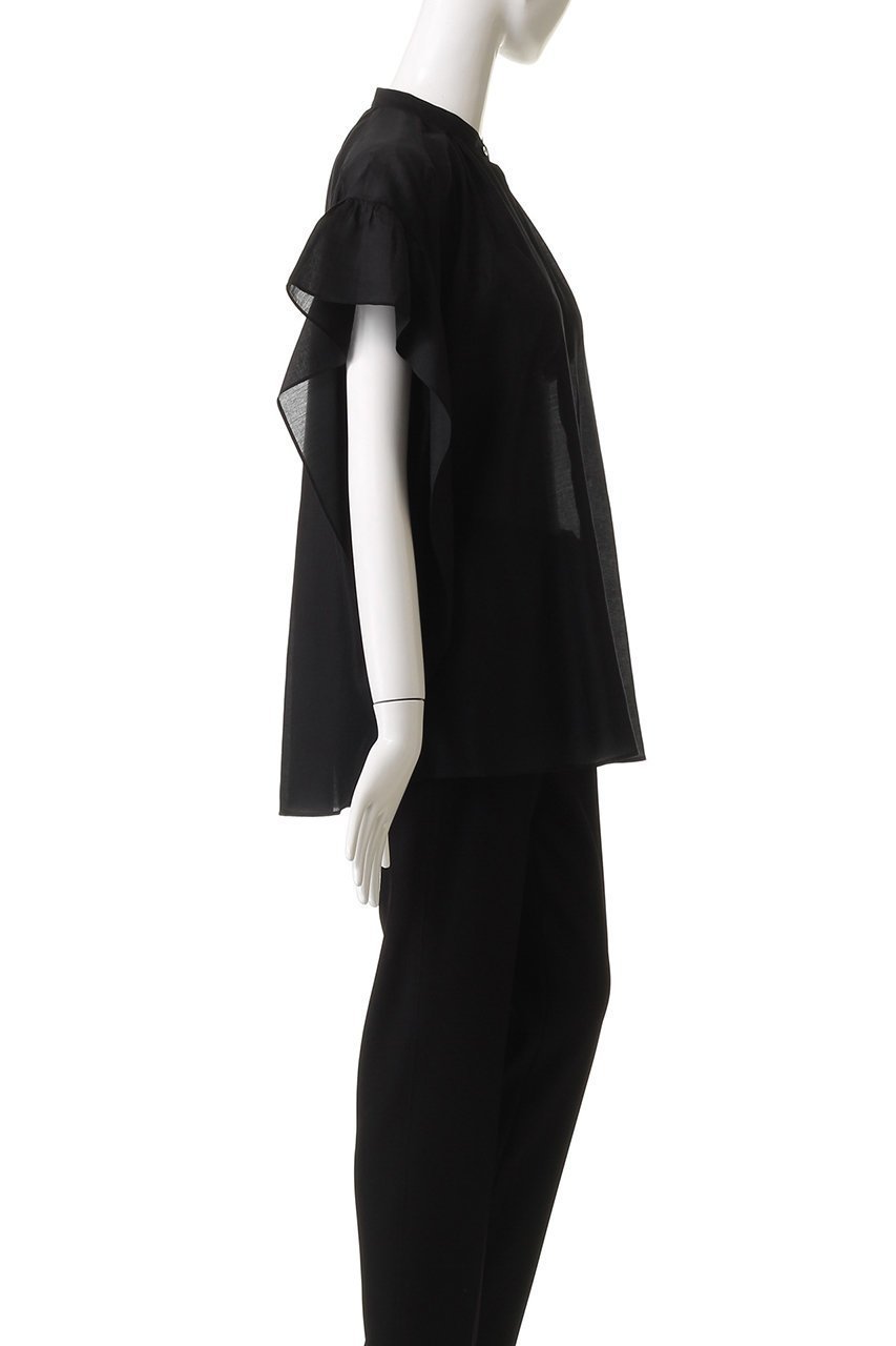 【プルミエ アロンディスモン/1er Arrondissement】のバンドカラーシアーブラウス 人気、トレンドファッション・服の通販 founy(ファニー) ファッション Fashion レディースファッション Fashion for Women トップス・カットソー Cut & Sew Tops シャツ・ブラウス・オフィスカジュアル Elegant Blouses & Button-Ups シアー Sheer, See-Through ショート Short, Short Length スリーブ Sleeve, Long Sleeve / Short Sleeve other-3|ID: prp329100004615982 ipo3291000000035345512