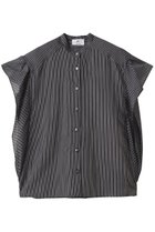 【プルミエ アロンディスモン/1er Arrondissement】のシアーストライプブラウス 人気、トレンドファッション・服の通販 founy(ファニー) ファッション Fashion レディースファッション Fashion for Women トップス・カットソー Cut & Sew Tops シャツ・ブラウス・オフィスカジュアル Elegant Blouses & Button-Ups 2025年 2025 2025-2026秋冬・A/W Autumn/Winter 2025–26 AW25–26 ショート Short, Short Length スリーブ Sleeve, Long Sleeve / Short Sleeve ボーダー Border, Stripe 無地 Plain, Solid Color A/W・秋冬 Autumn/Winter thumbnail ブラック|ID: prp329100004615983 ipo3291000000033059850