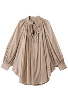 【プレインピープル/PLAIN PEOPLE】のコットンボイルタックギャザーブラウス 人気、トレンドファッション・服の通販 founy(ファニー) ファッション Fashion レディースファッション Fashion for Women トップス・カットソー Cut & Sew Tops シャツ・ブラウス・オフィスカジュアル Elegant Blouses & Button-Ups 2025年 2025 2025-2026秋冬・A/W Autumn/Winter 2025–26 AW25–26 エアリー Airy Texture ギャザー Gathered, Ruffled シアー Sheer, See-Through スリット Slit, Slit Detail スリーブ Sleeve, Long Sleeve / Short Sleeve フェミニン Feminine, Girly フレア Flare, Flared リボン Ribbon, Bow ロング Long, Long-Length A/W・秋冬 Autumn/Winter |ID:prp329100004615984