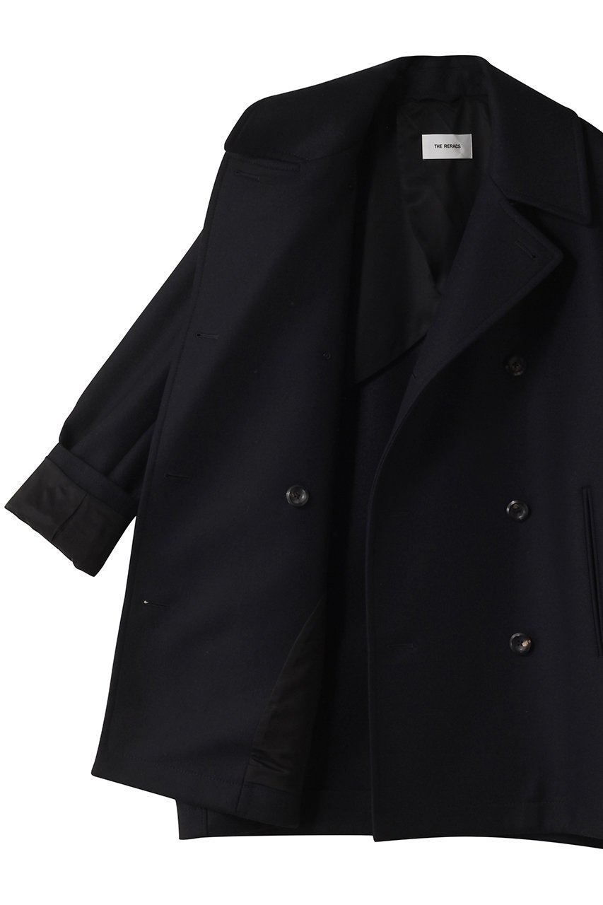 【ザ リラクス/THE RERACS】のピーコート 人気、トレンドファッション・服の通販 founy(ファニー) 　ファッション　Fashion　レディースファッション　Fashion for Women　アウター　Coat / Outerwear Collection　コート・ロングコート・ピーコート　Long Coats, Peacoats & More　2025年　2025　2025-2026秋冬・A/W　Autumn/Winter 2025–26 AW25–26　オケージョン　Occasion Wear　ショート　Short, Short Length　シンプル　Simple, Minimal　モダン　Modern, Contemporary　定番　Standard, Basic Item　A/W・秋冬　Autumn/Winter　other-6|ID: prp329100004615989 ipo3291000000033059942