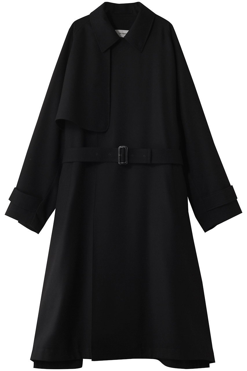 【ザ リラクス/THE RERACS】のトレンチポンチョコート インテリア・キッズ・メンズ・レディースファッション・服の通販 founy(ファニー) 　ファッション　Fashion　レディースファッション　Fashion for Women　アウター　Coat / Outerwear Collection　コート・ロングコート・ピーコート　Long Coats, Peacoats & More　ポンチョ・ケープコート　Ponchos & Capes　2025年　2025　2025-2026秋冬・A/W　Autumn/Winter 2025–26 AW25–26　スタイリッシュ　Stylish, Fashionable　スリーブ　Sleeve, Long Sleeve / Short Sleeve　トレンチ　Trench, Trench Coat　マキシ　Maxi, Full Length　モダン　Modern, Contemporary　ロング　Long, Long-Length　定番　Standard, Basic Item　A/W・秋冬　Autumn/Winter　ブラック|ID: prp329100004615991 ipo3291000000033059963