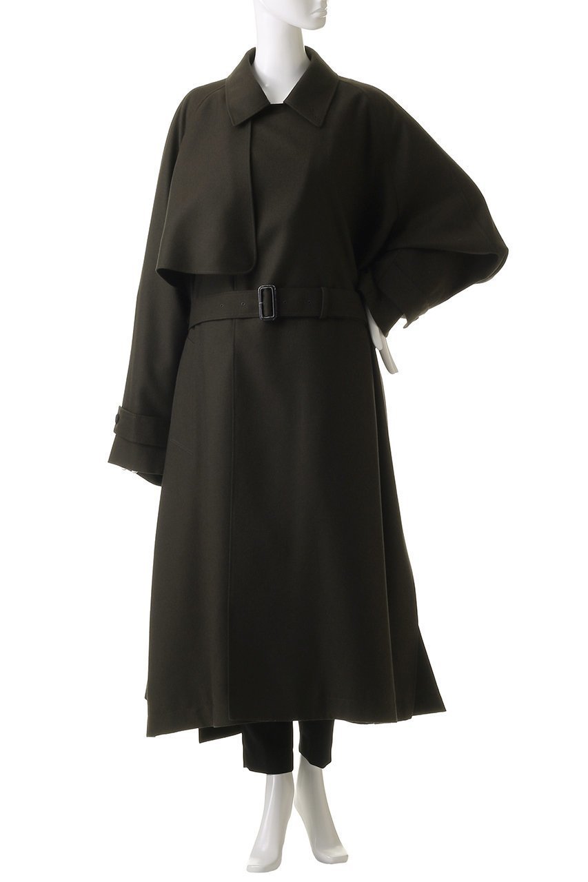 【ザ リラクス/THE RERACS】のトレンチポンチョコート 人気、トレンドファッション・服の通販 founy(ファニー) 　ファッション　Fashion　レディースファッション　Fashion for Women　アウター　Coat / Outerwear Collection　コート・ロングコート・ピーコート　Long Coats, Peacoats & More　ポンチョ・ケープコート　Ponchos & Capes　2025年　2025　2025-2026秋冬・A/W　Autumn/Winter 2025–26 AW25–26　スタイリッシュ　Stylish, Fashionable　スリーブ　Sleeve, Long Sleeve / Short Sleeve　トレンチ　Trench, Trench Coat　マキシ　Maxi, Full Length　モダン　Modern, Contemporary　ロング　Long, Long-Length　定番　Standard, Basic Item　A/W・秋冬　Autumn/Winter　other-2|ID: prp329100004615991 ipo3291000000033059965