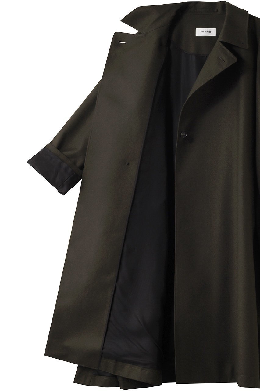 【ザ リラクス/THE RERACS】のトレンチポンチョコート 人気、トレンドファッション・服の通販 founy(ファニー) 　ファッション　Fashion　レディースファッション　Fashion for Women　アウター　Coat / Outerwear Collection　コート・ロングコート・ピーコート　Long Coats, Peacoats & More　ポンチョ・ケープコート　Ponchos & Capes　2025年　2025　2025-2026秋冬・A/W　Autumn/Winter 2025–26 AW25–26　スタイリッシュ　Stylish, Fashionable　スリーブ　Sleeve, Long Sleeve / Short Sleeve　トレンチ　Trench, Trench Coat　マキシ　Maxi, Full Length　モダン　Modern, Contemporary　ロング　Long, Long-Length　定番　Standard, Basic Item　A/W・秋冬　Autumn/Winter　other-6|ID: prp329100004615991 ipo3291000000033059974