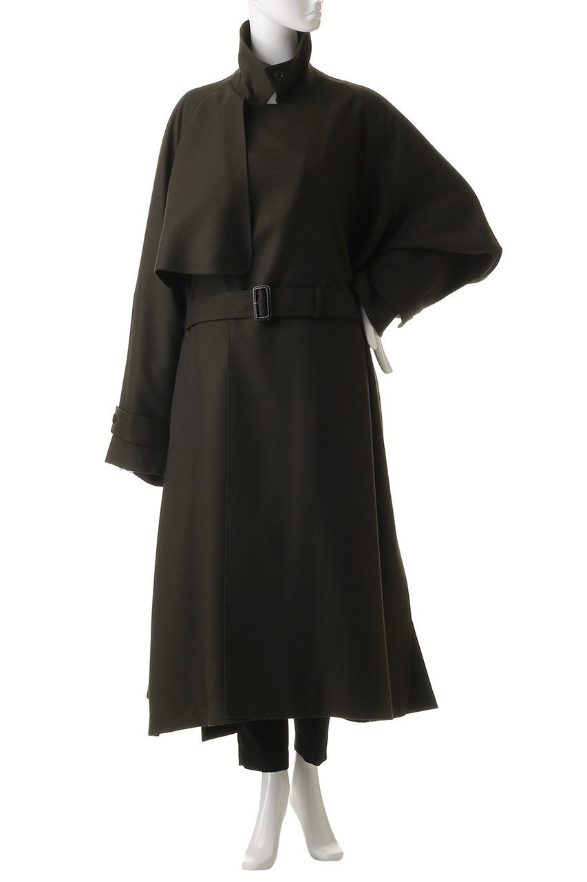【ザ リラクス/THE RERACS】のトレンチポンチョコート 人気、トレンドファッション・服の通販 founy(ファニー) 　ファッション　Fashion　レディースファッション　Fashion for Women　アウター　Coat / Outerwear Collection　コート・ロングコート・ピーコート　Long Coats, Peacoats & More　ポンチョ・ケープコート　Ponchos & Capes　2025年　2025　2025-2026秋冬・A/W　Autumn/Winter 2025–26 AW25–26　スタイリッシュ　Stylish, Fashionable　スリーブ　Sleeve, Long Sleeve / Short Sleeve　トレンチ　Trench, Trench Coat　マキシ　Maxi, Full Length　モダン　Modern, Contemporary　ロング　Long, Long-Length　定番　Standard, Basic Item　A/W・秋冬　Autumn/Winter　other-7|ID: prp329100004615991 ipo3291000000033059975