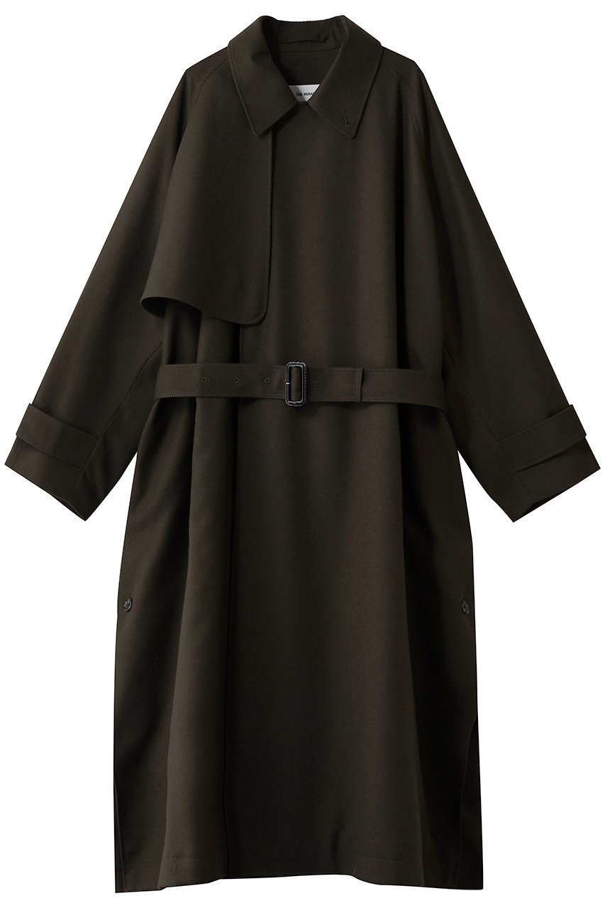【ザ リラクス/THE RERACS】のトレンチポンチョコート インテリア・キッズ・メンズ・レディースファッション・服の通販 founy(ファニー) 　ファッション　Fashion　レディースファッション　Fashion for Women　アウター　Coat / Outerwear Collection　コート・ロングコート・ピーコート　Long Coats, Peacoats & More　ポンチョ・ケープコート　Ponchos & Capes　スタイリッシュ　Stylish, Fashionable　スリーブ　Sleeve, Long Sleeve / Short Sleeve　トレンチ　Trench, Trench Coat　マキシ　Maxi, Full Length　モダン　Modern, Contemporary　ロング　Long, Long-Length　定番　Standard, Basic Item　ブラウンカーキ|ID: prp329100004615991 ipo3291000000036150833