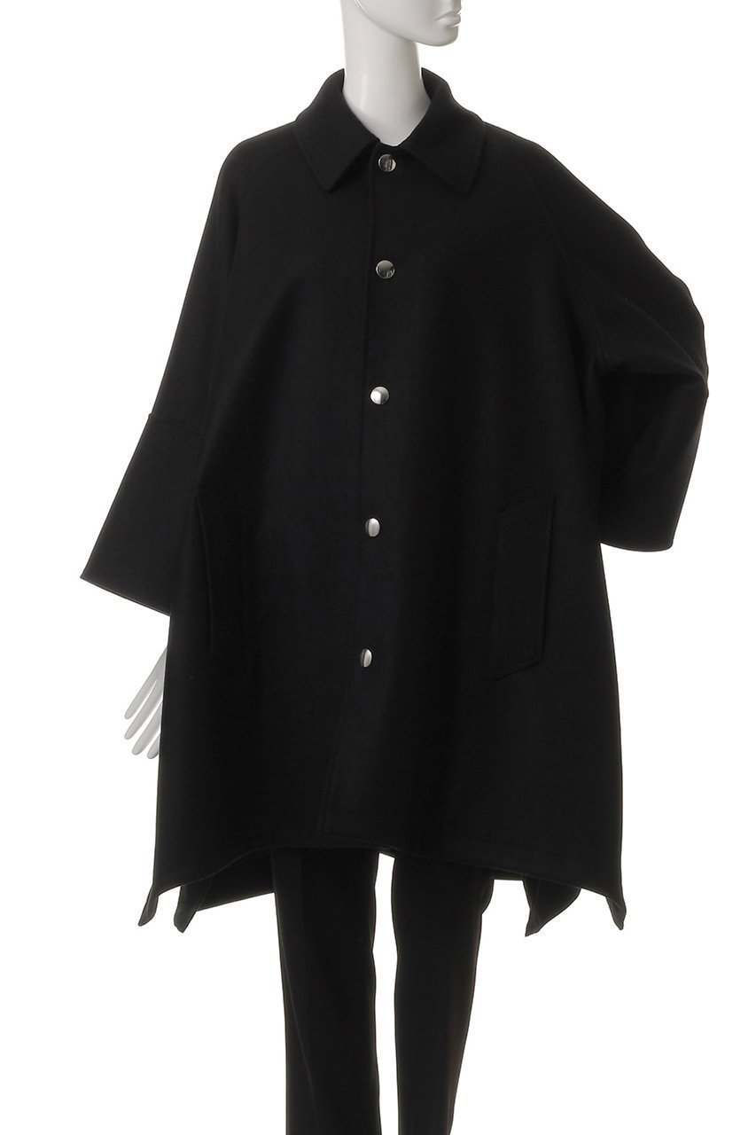 【ザ リラクス/THE RERACS】のワイドカフスバルカラーコート 人気、トレンドファッション・服の通販 founy(ファニー) 　ファッション　Fashion　レディースファッション　Fashion for Women　アウター　Coat / Outerwear Collection　コート・ロングコート・ピーコート　Long Coats, Peacoats & More　2025年　2025　2025-2026秋冬・A/W　Autumn/Winter 2025–26 AW25–26　カフス　Cuff Design　スリット　Slit, Slit Detail　トレンド　Trend, Trending Now　ロング　Long, Long-Length　ワイド　Wide, Wide Fit　定番　Standard, Basic Item　A/W・秋冬　Autumn/Winter　other-2|ID: prp329100004615995 ipo3291000000033060011