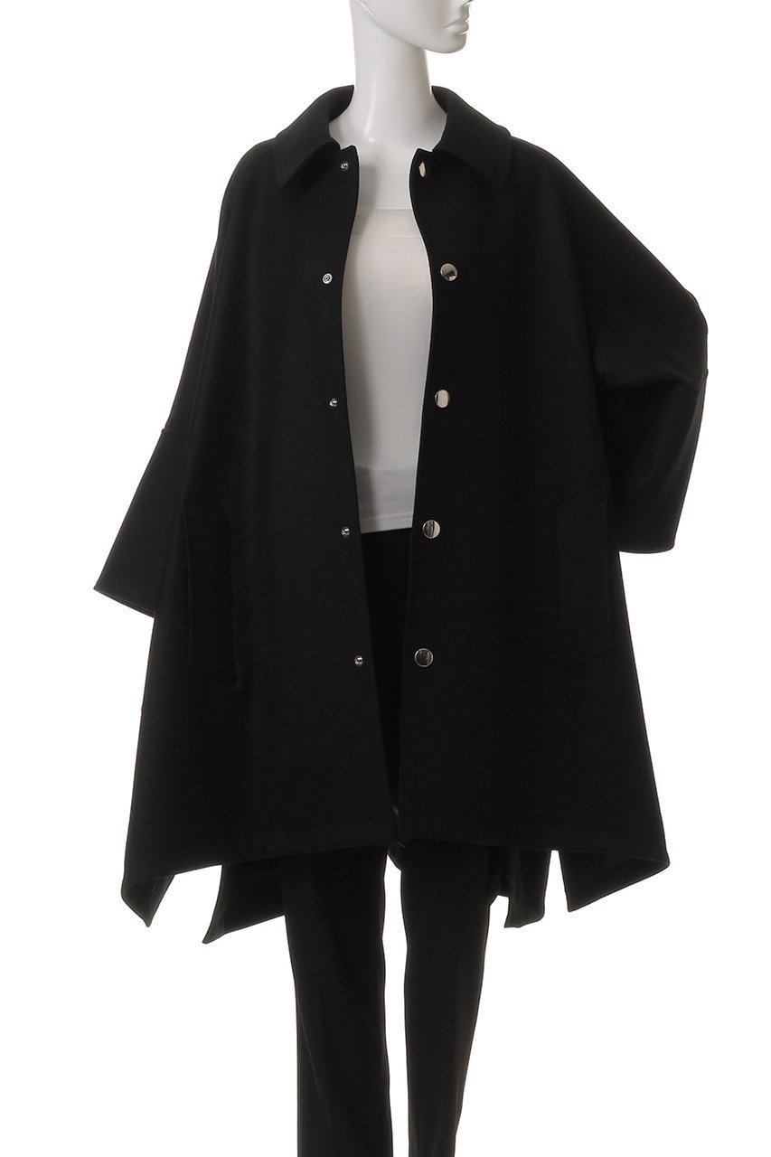 【ザ リラクス/THE RERACS】のワイドカフスバルカラーコート 人気、トレンドファッション・服の通販 founy(ファニー) 　ファッション　Fashion　レディースファッション　Fashion for Women　アウター　Coat / Outerwear Collection　コート・ロングコート・ピーコート　Long Coats, Peacoats & More　2025年　2025　2025-2026秋冬・A/W　Autumn/Winter 2025–26 AW25–26　カフス　Cuff Design　スリット　Slit, Slit Detail　トレンド　Trend, Trending Now　ロング　Long, Long-Length　ワイド　Wide, Wide Fit　定番　Standard, Basic Item　A/W・秋冬　Autumn/Winter　other-8|ID: prp329100004615995 ipo3291000000033060021