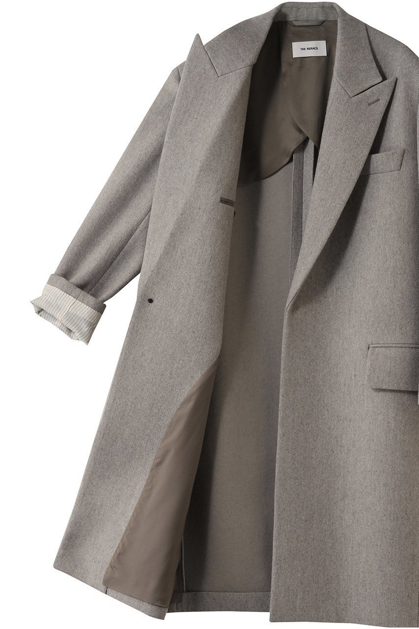 【ザ リラクス/THE RERACS】のピークドバレルコート 人気、トレンドファッション・服の通販 founy(ファニー) 　ファッション　Fashion　レディースファッション　Fashion for Women　アウター　Coat / Outerwear Collection　コート・ロングコート・ピーコート　Long Coats, Peacoats & More　2025年　2025　2025-2026秋冬・A/W　Autumn/Winter 2025–26 AW25–26　オケージョン　Occasion Wear　マニッシュ　Mannish, Boyish　モダン　Modern, Contemporary　ロング　Long, Long-Length　A/W・秋冬　Autumn/Winter　other-6|ID: prp329100004615996 ipo3291000000033060032