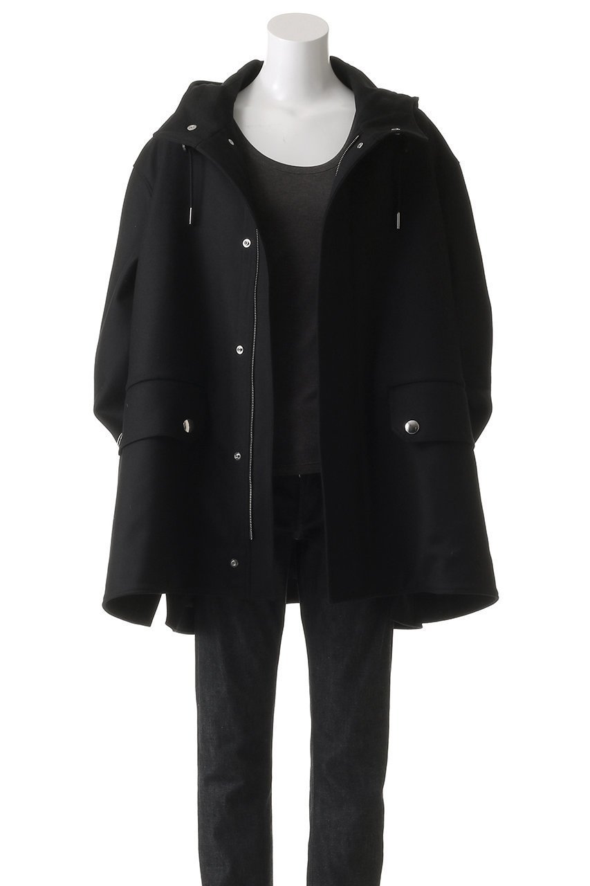 【ザ リラクス/THE RERACS / MEN】の【MEN】M-64 フレンチAラインパーカー 人気、トレンドファッション・服の通販 founy(ファニー) 　ファッション　Fashion　メンズファッション　Fashion for Men　2025年　2025　2025-2026秋冬・A/W　Autumn/Winter 2025–26 AW25–26　ショート　Short, Short Length　シルバー　Silver, Metallic Silver　シンプル　Simple, Minimal　パーカー　Hoodie, Parka　ビッグ　Big, Oversized　フランス　France, French　フレンチ　French, French Style　エレガント 上品　Elegant　A/W・秋冬　Autumn/Winter　other-8|ID: prp329100004616002 ipo3291000000033060122