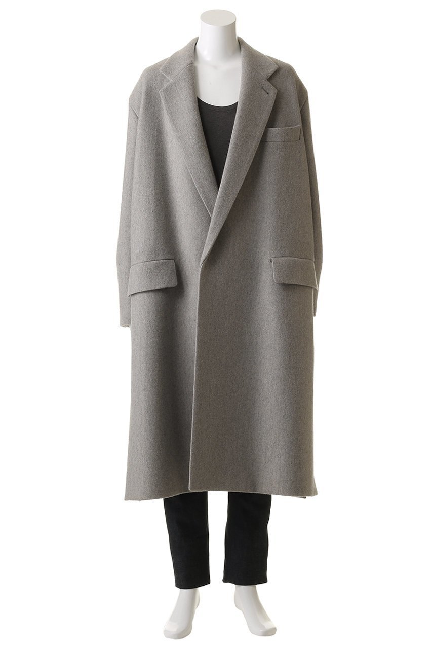 【ザ リラクス/THE RERACS / MEN】の【MEN】ルーズチェスターコート 人気、トレンドファッション・服の通販 founy(ファニー) 　ファッション　Fashion　メンズファッション　Fashion for Men　2025年　2025　2025-2026秋冬・A/W　Autumn/Winter 2025–26 AW25–26　チェスターコート　Chester Coat, Long Coat　ポケット　Pocket, Pocket Detail　ロング　Long, Long-Length　A/W・秋冬　Autumn/Winter　other-2|ID: prp329100004616006 ipo3291000000033060170
