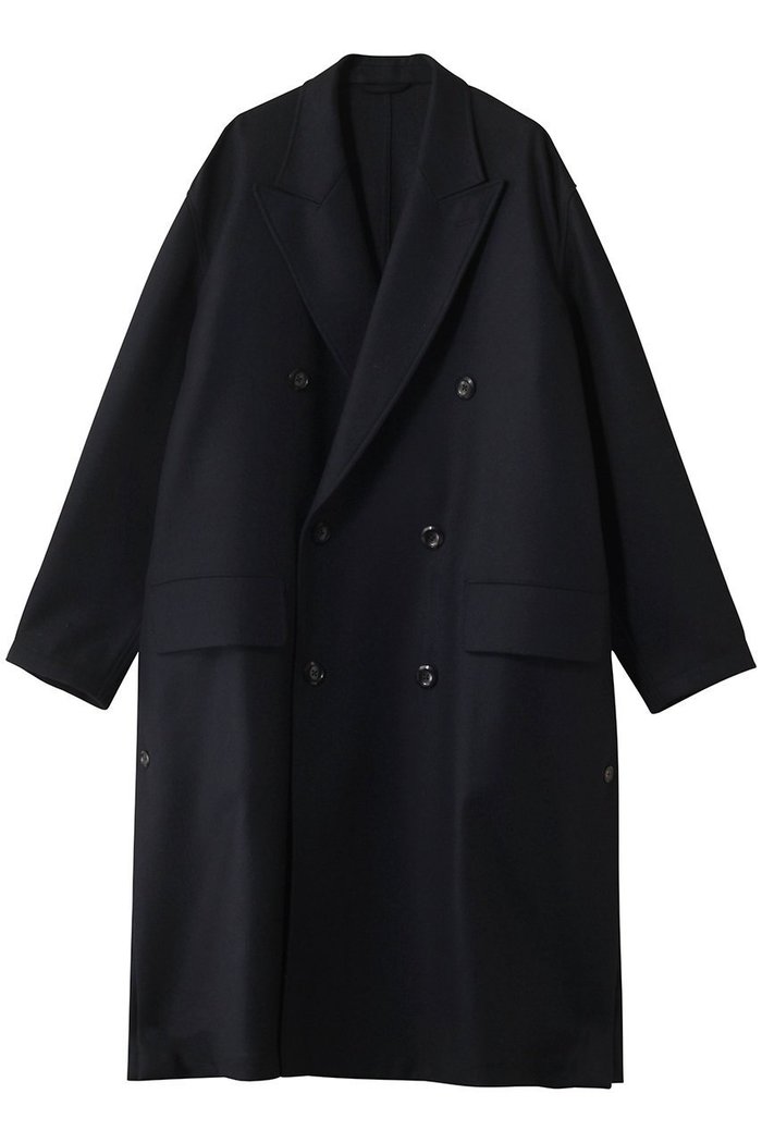 【ザ リラクス/THE RERACS / MEN】の【MEN】ダブルピークドイージーコート インテリア・キッズ・メンズ・レディースファッション・服の通販 founy(ファニー) https://founy.com/ ファッション Fashion メンズファッション Fashion for Men 2025年 2025 2025-2026秋冬・A/W Autumn/Winter 2025–26 AW25–26 クラシカル Classical, Vintage-Inspired ビッグ Big, Oversized モダン Modern, Contemporary ロング Long, Long-Length エレガント 上品 Elegant 定番 Standard, Basic Item A/W・秋冬 Autumn/Winter |ID: prp329100004616009 ipo3291000000033060211