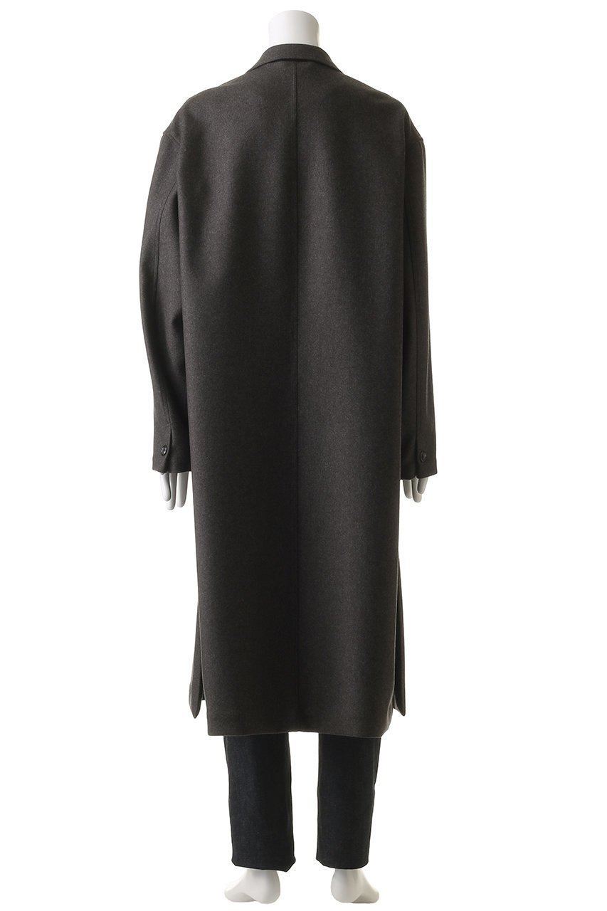 【ザ リラクス/THE RERACS / MEN】の【MEN】ダブルピークドイージーコート 人気、トレンドファッション・服の通販 founy(ファニー) 　ファッション　Fashion　メンズファッション　Fashion for Men　2025年　2025　2025-2026秋冬・A/W　Autumn/Winter 2025–26 AW25–26　クラシカル　Classical, Vintage-Inspired　ビッグ　Big, Oversized　モダン　Modern, Contemporary　ロング　Long, Long-Length　エレガント 上品　Elegant　定番　Standard, Basic Item　A/W・秋冬　Autumn/Winter　other-4|ID: prp329100004616009 ipo3291000000033060218