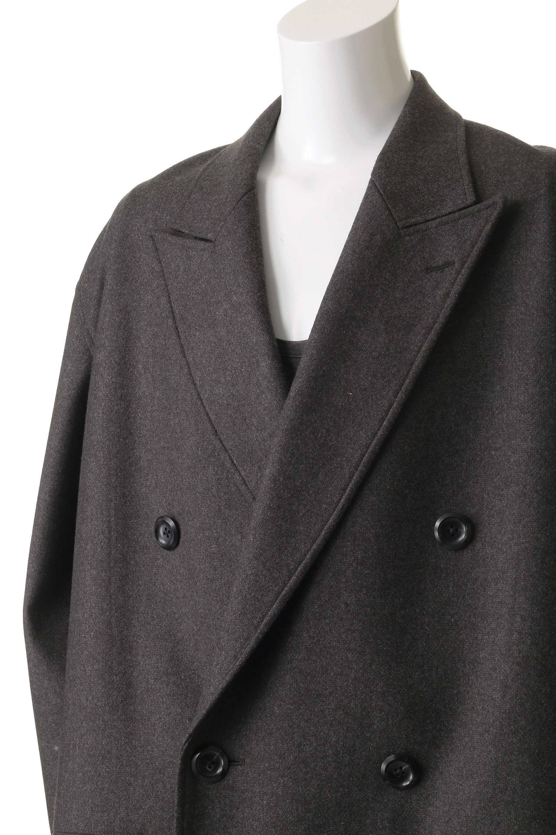 【ザ リラクス/THE RERACS / MEN】の【MEN】ダブルピークドイージーコート 人気、トレンドファッション・服の通販 founy(ファニー) 　ファッション　Fashion　メンズファッション　Fashion for Men　2025年　2025　2025-2026秋冬・A/W　Autumn/Winter 2025–26 AW25–26　クラシカル　Classical, Vintage-Inspired　ビッグ　Big, Oversized　モダン　Modern, Contemporary　ロング　Long, Long-Length　エレガント 上品　Elegant　定番　Standard, Basic Item　A/W・秋冬　Autumn/Winter　other-5|ID: prp329100004616009 ipo3291000000033060219