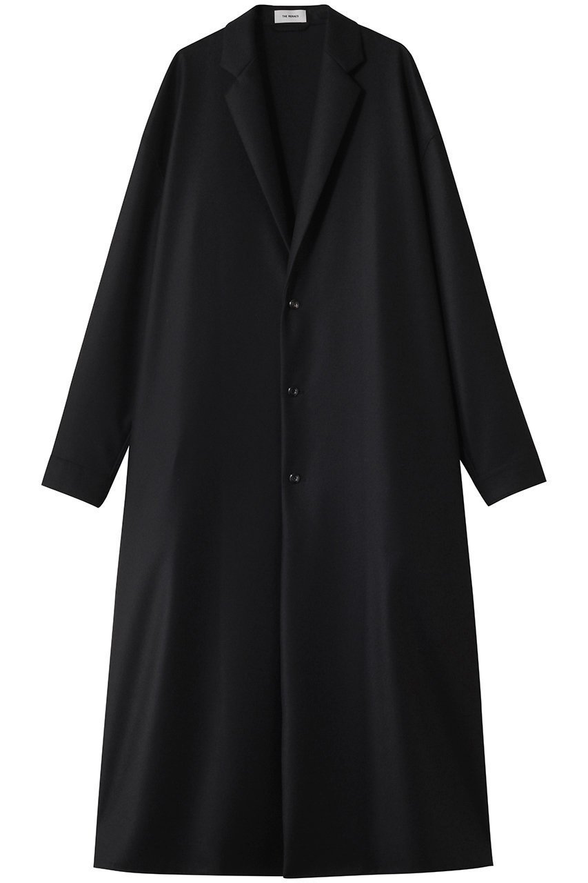【ザ リラクス/THE RERACS】のノッチドラペルシャツコート インテリア・キッズ・メンズ・レディースファッション・服の通販 founy(ファニー) 　ファッション　Fashion　レディースファッション　Fashion for Women　アウター　Coat / Outerwear Collection　コート・ロングコート・ピーコート　Long Coats, Peacoats & More　2025年　2025　2025-2026秋冬・A/W　Autumn/Winter 2025–26 AW25–26　オケージョン　Occasion Wear　バランス　Balance, Style Balance　リラックス　Relax, Relaxed Fit　ロング　Long, Long-Length　A/W・秋冬　Autumn/Winter　ブラック|ID: prp329100004616011 ipo3291000000033060241