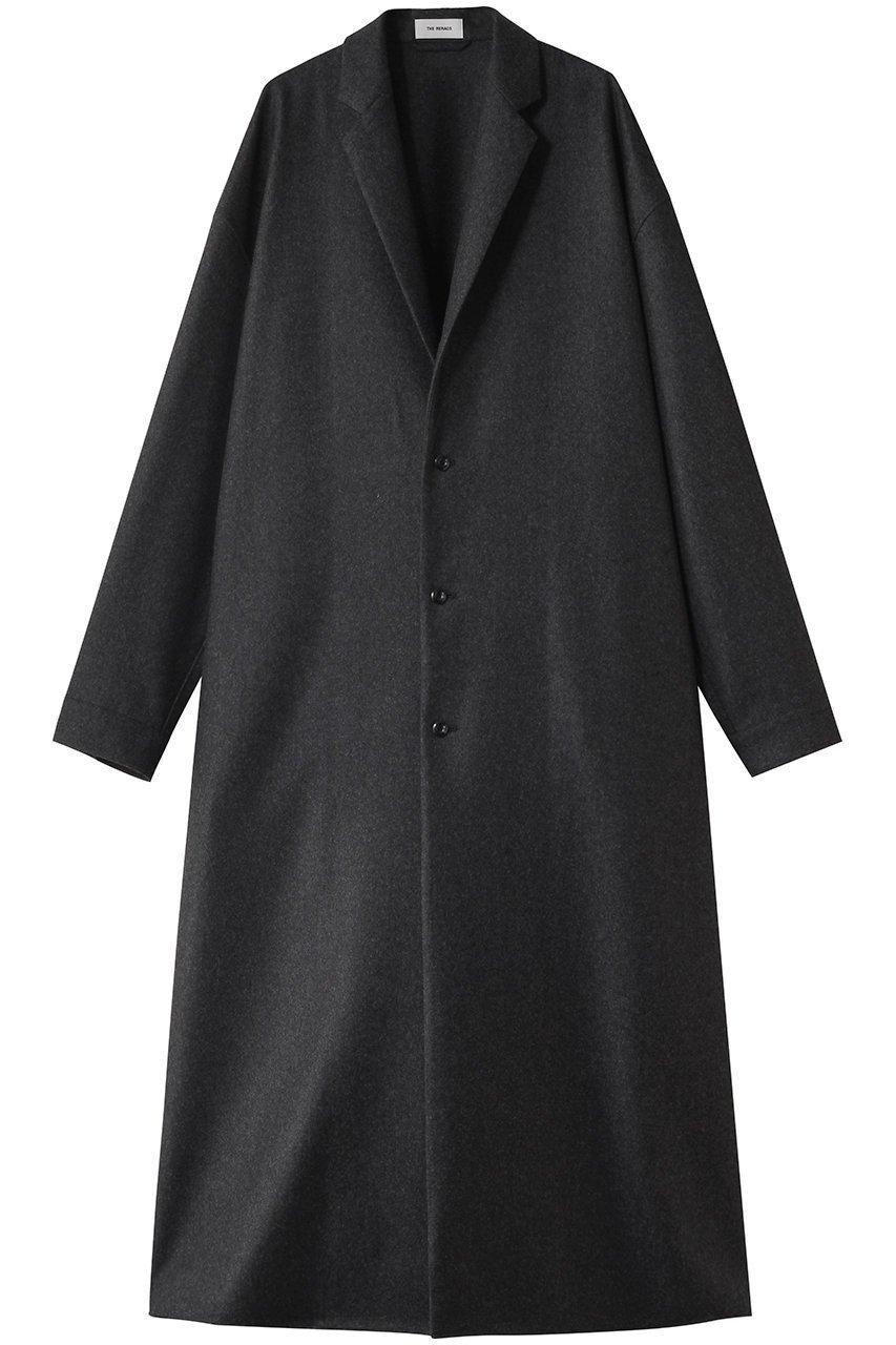 【ザ リラクス/THE RERACS】のノッチドラペルシャツコート インテリア・キッズ・メンズ・レディースファッション・服の通販 founy(ファニー) 　ファッション　Fashion　レディースファッション　Fashion for Women　アウター　Coat / Outerwear Collection　コート・ロングコート・ピーコート　Long Coats, Peacoats & More　2025年　2025　2025-2026秋冬・A/W　Autumn/Winter 2025–26 AW25–26　オケージョン　Occasion Wear　バランス　Balance, Style Balance　リラックス　Relax, Relaxed Fit　ロング　Long, Long-Length　A/W・秋冬　Autumn/Winter　チャコールグレー|ID: prp329100004616011 ipo3291000000033060243