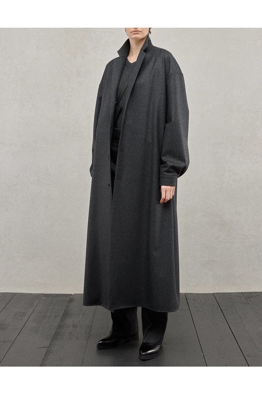 【ザ リラクス/THE RERACS】のノッチドラペルシャツコート 人気、トレンドファッション・服の通販 founy(ファニー) 　ファッション　Fashion　レディースファッション　Fashion for Women　アウター　Coat / Outerwear Collection　コート・ロングコート・ピーコート　Long Coats, Peacoats & More　2025年　2025　2025-2026秋冬・A/W　Autumn/Winter 2025–26 AW25–26　オケージョン　Occasion Wear　バランス　Balance, Style Balance　リラックス　Relax, Relaxed Fit　ロング　Long, Long-Length　A/W・秋冬　Autumn/Winter　other-8|ID: prp329100004616011 ipo3291000000033060254