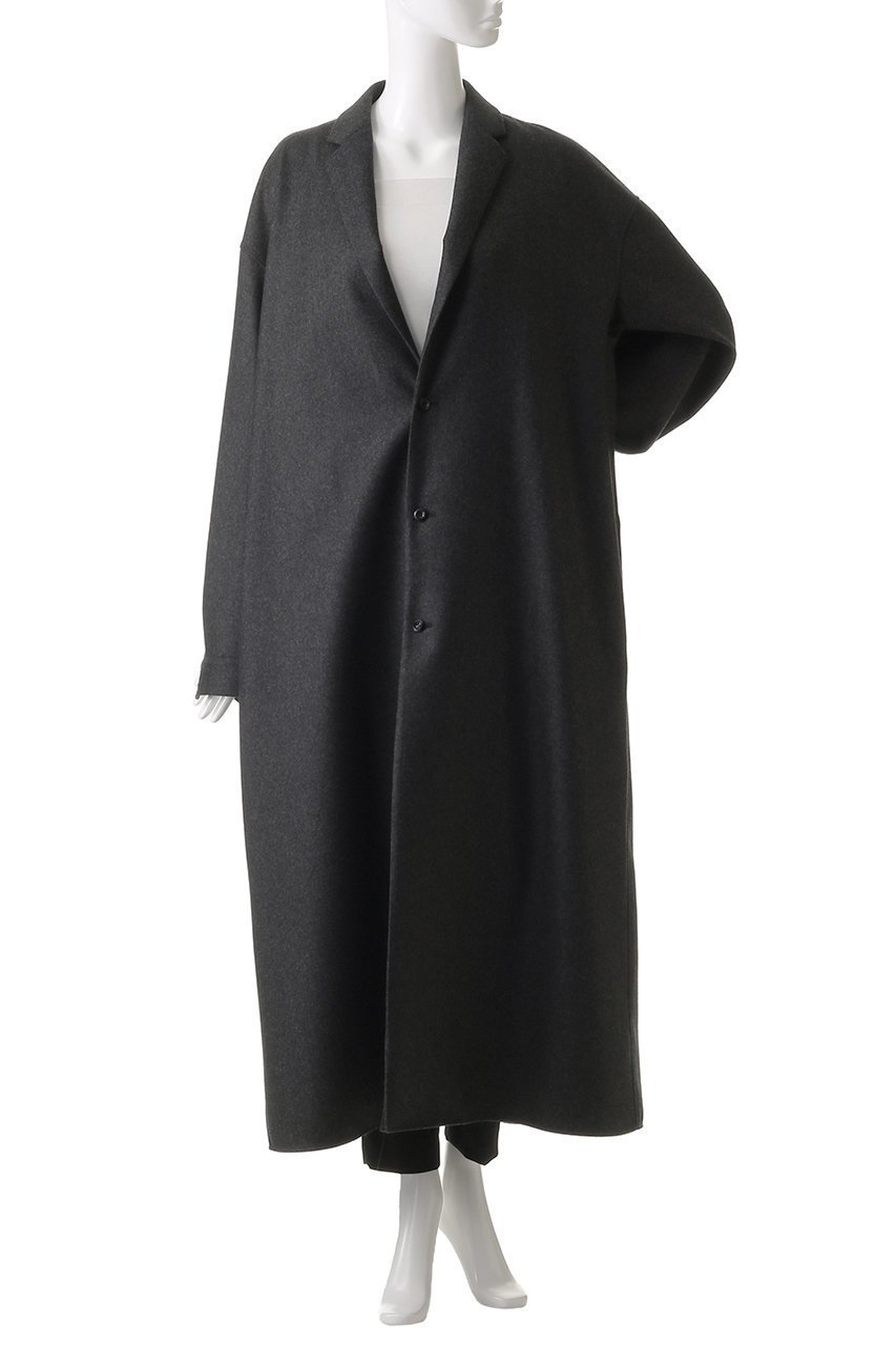 【ザ リラクス/THE RERACS】のノッチドラペルシャツコート 人気、トレンドファッション・服の通販 founy(ファニー) 　ファッション　Fashion　レディースファッション　Fashion for Women　アウター　Coat / Outerwear Collection　コート・ロングコート・ピーコート　Long Coats, Peacoats & More　オケージョン　Occasion Wear　バランス　Balance, Style Balance　リラックス　Relax, Relaxed Fit　ロング　Long, Long-Length　other-2|ID: prp329100004616011 ipo3291000000036150899