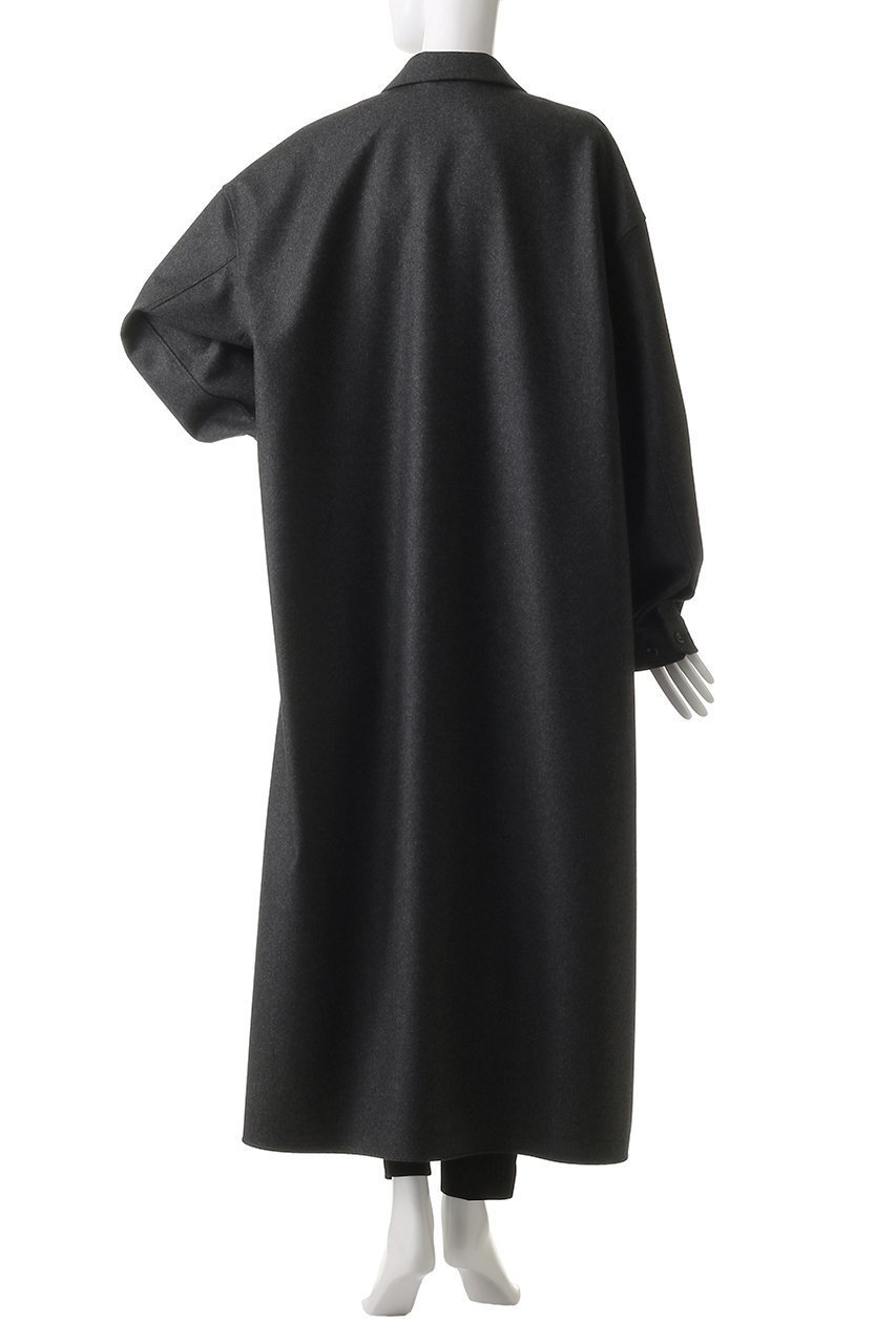 【ザ リラクス/THE RERACS】のノッチドラペルシャツコート 人気、トレンドファッション・服の通販 founy(ファニー) 　ファッション　Fashion　レディースファッション　Fashion for Women　アウター　Coat / Outerwear Collection　コート・ロングコート・ピーコート　Long Coats, Peacoats & More　オケージョン　Occasion Wear　バランス　Balance, Style Balance　リラックス　Relax, Relaxed Fit　ロング　Long, Long-Length　other-4|ID: prp329100004616011 ipo3291000000036150901