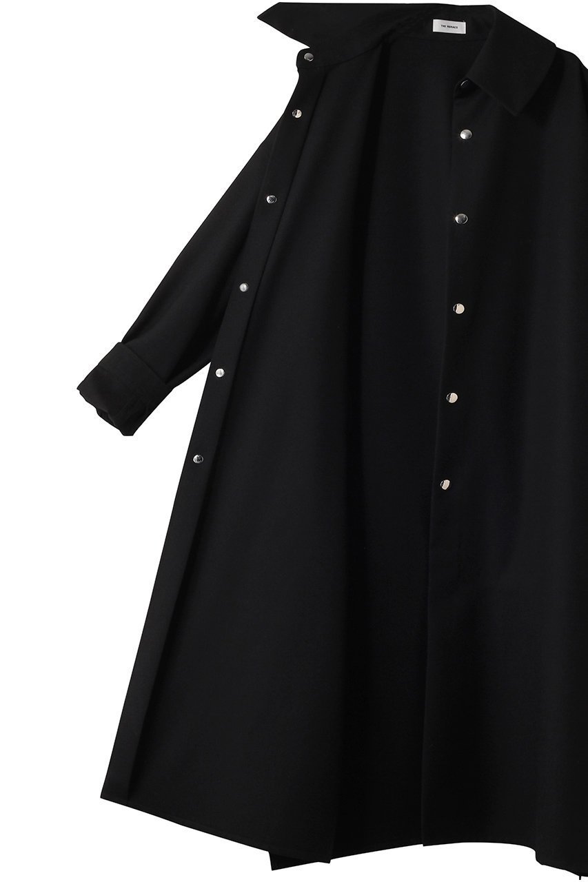 【ザ リラクス/THE RERACS】のバルカラーシャツコート 人気、トレンドファッション・服の通販 founy(ファニー) 　ファッション　Fashion　レディースファッション　Fashion for Women　アウター　Coat / Outerwear Collection　コート・ロングコート・ピーコート　Long Coats, Peacoats & More　2025年　2025　2025-2026秋冬・A/W　Autumn/Winter 2025–26 AW25–26　シルバー　Silver, Metallic Silver　シンプル　Simple, Minimal　ドット　Polka Dot, Dot Pattern　ロング　Long, Long-Length　今季　This Season, Current Season　定番　Standard, Basic Item　A/W・秋冬　Autumn/Winter　other-6|ID: prp329100004616012 ipo3291000000033060265