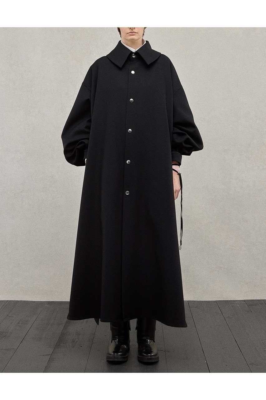 【ザ リラクス/THE RERACS】のバルカラーシャツコート 人気、トレンドファッション・服の通販 founy(ファニー) 　ファッション　Fashion　レディースファッション　Fashion for Women　アウター　Coat / Outerwear Collection　コート・ロングコート・ピーコート　Long Coats, Peacoats & More　2025年　2025　2025-2026秋冬・A/W　Autumn/Winter 2025–26 AW25–26　シルバー　Silver, Metallic Silver　シンプル　Simple, Minimal　ドット　Polka Dot, Dot Pattern　ロング　Long, Long-Length　今季　This Season, Current Season　定番　Standard, Basic Item　A/W・秋冬　Autumn/Winter　other-8|ID: prp329100004616012 ipo3291000000033060267