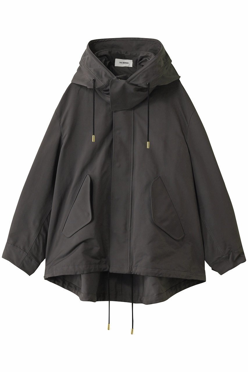 【ザ リラクス/THE RERACS】のルーズモッズコート(ノーライナー) インテリア・キッズ・メンズ・レディースファッション・服の通販 founy(ファニー) 　ファッション　Fashion　レディースファッション　Fashion for Women　アウター　Coat / Outerwear Collection　コート・ロングコート・ピーコート　Long Coats, Peacoats & More　モッズコート・ミリタリー風アウター　Mods & Field Coats　2025年　2025　2025-2026秋冬・A/W　Autumn/Winter 2025–26 AW25–26　ショート　Short, Short Length　ミリタリー　Military, Army Style　ライナー　Liner, Inner Layer　リラックス　Relax, Relaxed Fit　ルーズ　Loose, Oversized　エレガント 上品　Elegant　定番　Standard, Basic Item　A/W・秋冬　Autumn/Winter　ガンメタルグレー×ゴールド|ID: prp329100004616013 ipo3291000000033060269