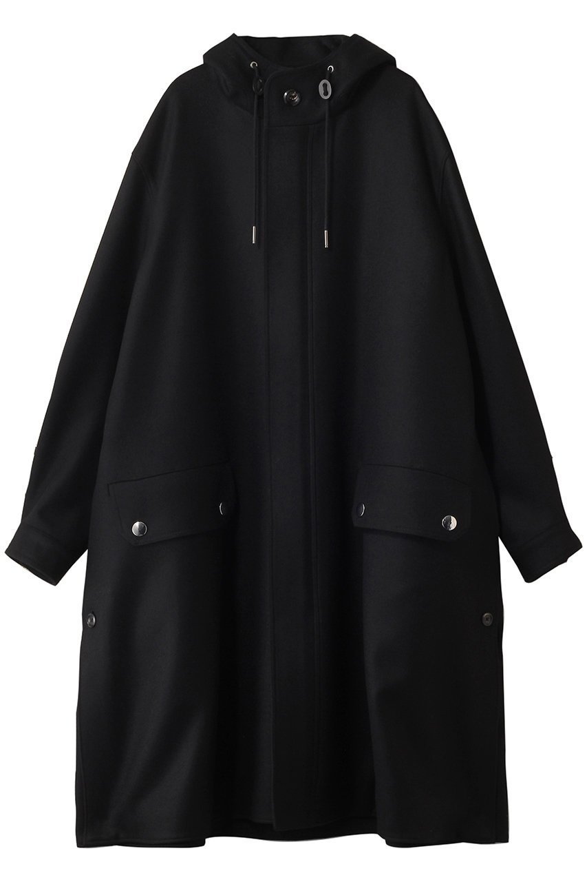 【ザ リラクス/THE RERACS】のM-64フレンチロングパーカー インテリア・キッズ・メンズ・レディースファッション・服の通販 founy(ファニー) 　ファッション　Fashion　レディースファッション　Fashion for Women　アウター　Coat / Outerwear Collection　コート・ロングコート・ピーコート　Long Coats, Peacoats & More　2025年　2025　2025-2026秋冬・A/W　Autumn/Winter 2025–26 AW25–26　スリット　Slit, Slit Detail　デニム　Denim, Jeans Material　フランス　France, French　ロング　Long, Long-Length　A/W・秋冬　Autumn/Winter　ブラック×シルバー|ID: prp329100004616016 ipo3291000000033060313