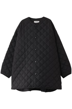 【ザ リラクス/THE RERACS】のノーカラーAラインキルティングコート 人気、トレンドファッション・服の通販 founy(ファニー) ファッション Fashion レディースファッション Fashion for Women アウター Coat / Outerwear Collection コート・ロングコート・ピーコート Long Coats, Peacoats & More キルティング Quilted, Quilting シンプル Simple, Minimal スリット Slit, Slit Detail トレンド Trend, Trending Now ロング Long, Long-Length エレガント 上品 Elegant |ID:prp329100004616018