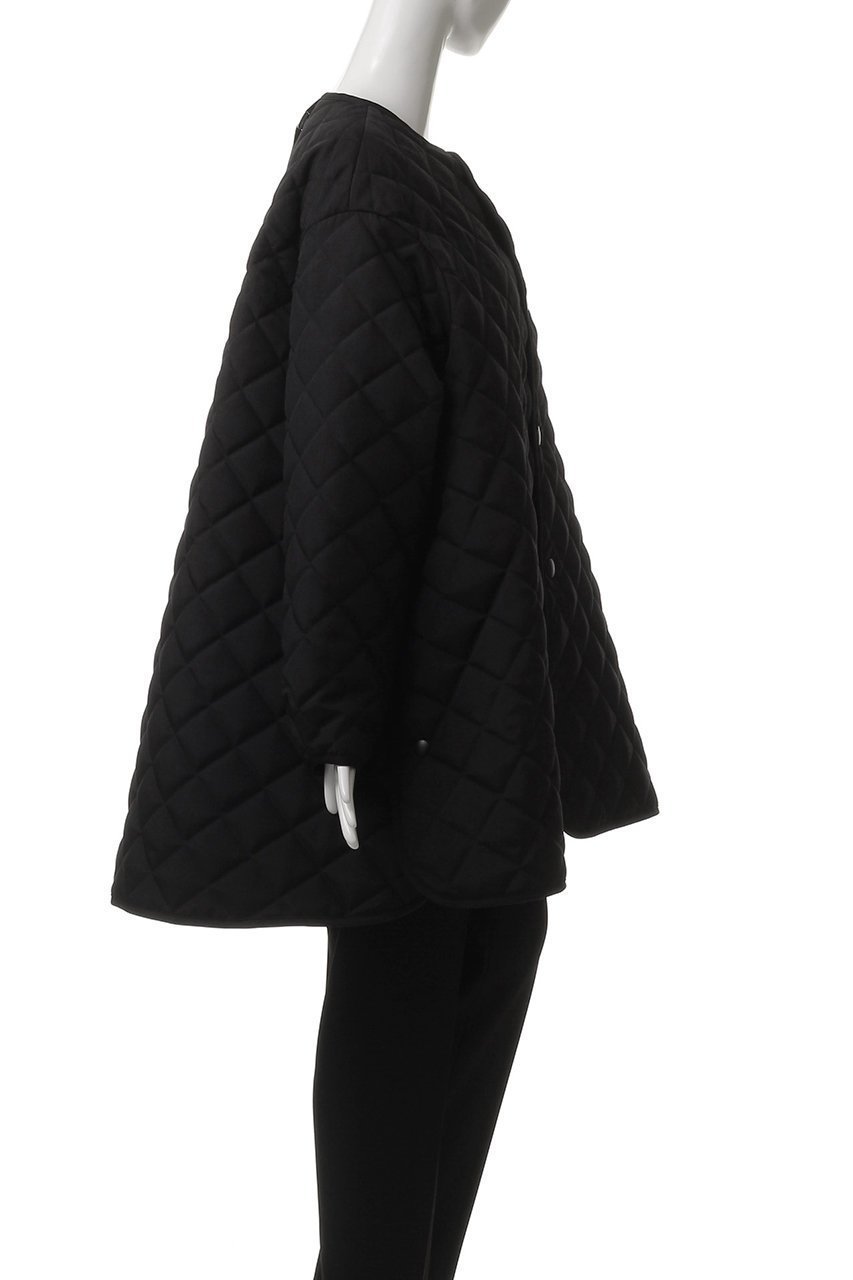 【ザ リラクス/THE RERACS】のノーカラーAラインキルティングコート 人気、トレンドファッション・服の通販 founy(ファニー) 　ファッション　Fashion　レディースファッション　Fashion for Women　アウター　Coat / Outerwear Collection　コート・ロングコート・ピーコート　Long Coats, Peacoats & More　2025年　2025　2025-2026秋冬・A/W　Autumn/Winter 2025–26 AW25–26　キルティング　Quilted, Quilting　シンプル　Simple, Minimal　スリット　Slit, Slit Detail　トレンド　Trend, Trending Now　ロング　Long, Long-Length　エレガント 上品　Elegant　A/W・秋冬　Autumn/Winter　other-3|ID: prp329100004616018 ipo3291000000033060346