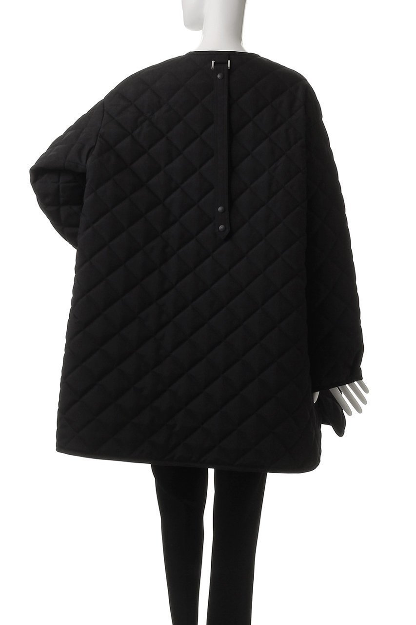 【ザ リラクス/THE RERACS】のノーカラーAラインキルティングコート 人気、トレンドファッション・服の通販 founy(ファニー) 　ファッション　Fashion　レディースファッション　Fashion for Women　アウター　Coat / Outerwear Collection　コート・ロングコート・ピーコート　Long Coats, Peacoats & More　2025年　2025　2025-2026秋冬・A/W　Autumn/Winter 2025–26 AW25–26　キルティング　Quilted, Quilting　シンプル　Simple, Minimal　スリット　Slit, Slit Detail　トレンド　Trend, Trending Now　ロング　Long, Long-Length　エレガント 上品　Elegant　A/W・秋冬　Autumn/Winter　other-4|ID: prp329100004616018 ipo3291000000033060347