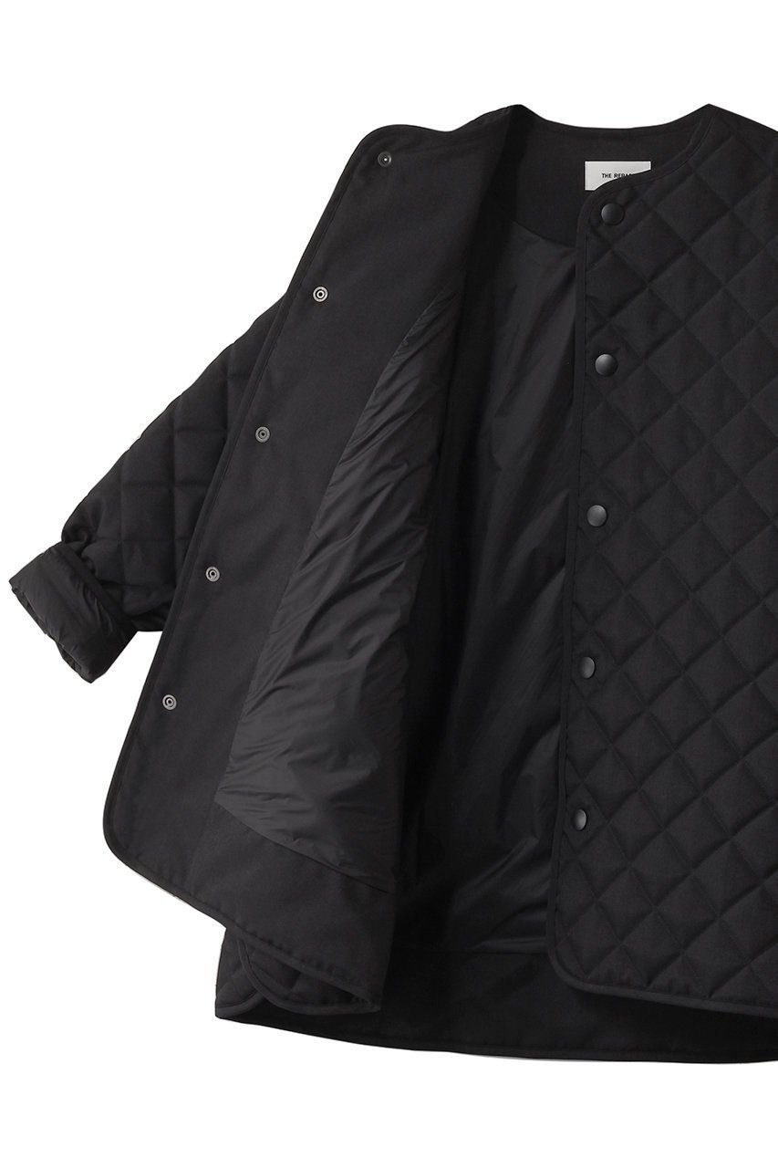 【ザ リラクス/THE RERACS】のノーカラーAラインキルティングコート 人気、トレンドファッション・服の通販 founy(ファニー) 　ファッション　Fashion　レディースファッション　Fashion for Women　アウター　Coat / Outerwear Collection　コート・ロングコート・ピーコート　Long Coats, Peacoats & More　2025年　2025　2025-2026秋冬・A/W　Autumn/Winter 2025–26 AW25–26　キルティング　Quilted, Quilting　シンプル　Simple, Minimal　スリット　Slit, Slit Detail　トレンド　Trend, Trending Now　ロング　Long, Long-Length　エレガント 上品　Elegant　A/W・秋冬　Autumn/Winter　other-6|ID: prp329100004616018 ipo3291000000033060349