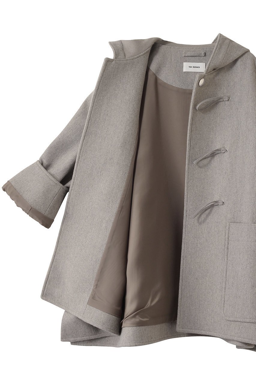 【ザ リラクス/THE RERACS】のダッフルコート 人気、トレンドファッション・服の通販 founy(ファニー) 　ファッション　Fashion　レディースファッション　Fashion for Women　アウター　Coat / Outerwear Collection　コート・ロングコート・ピーコート　Long Coats, Peacoats & More　ダッフルコート　Duffle Coats　2025年　2025　2025-2026秋冬・A/W　Autumn/Winter 2025–26 AW25–26　ショート　Short, Short Length　ダッフルコート　Duffle Coat, Toggle Coat　トレンド　Trend, Trending Now　バランス　Balance, Style Balance　ポケット　Pocket, Pocket Detail　モダン　Modern, Contemporary　定番　Standard, Basic Item　A/W・秋冬　Autumn/Winter　other-6|ID: prp329100004616022 ipo3291000000033060393