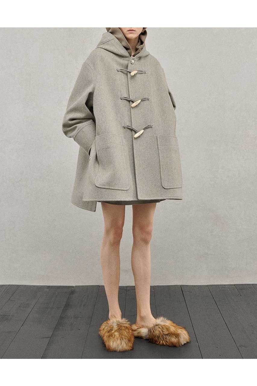 【ザ リラクス/THE RERACS】のダッフルコート 人気、トレンドファッション・服の通販 founy(ファニー) 　ファッション　Fashion　レディースファッション　Fashion for Women　アウター　Coat / Outerwear Collection　コート・ロングコート・ピーコート　Long Coats, Peacoats & More　ダッフルコート　Duffle Coats　2025年　2025　2025-2026秋冬・A/W　Autumn/Winter 2025–26 AW25–26　ショート　Short, Short Length　ダッフルコート　Duffle Coat, Toggle Coat　トレンド　Trend, Trending Now　バランス　Balance, Style Balance　ポケット　Pocket, Pocket Detail　モダン　Modern, Contemporary　定番　Standard, Basic Item　A/W・秋冬　Autumn/Winter　other-8|ID: prp329100004616022 ipo3291000000033060395