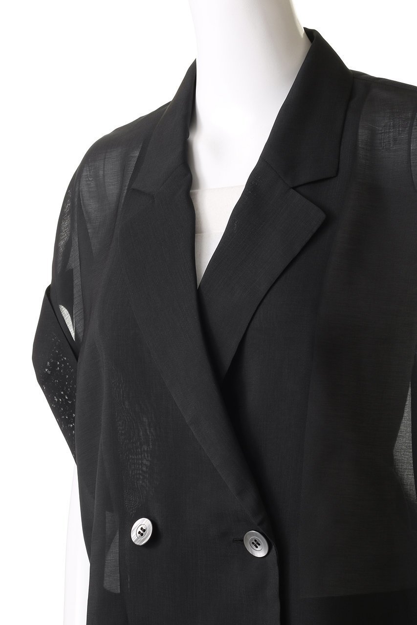 【アルアバイル/allureville】のワルツシアードルマンショートジャケット 人気、トレンドファッション・服の通販 founy(ファニー) 　ファッション　Fashion　レディースファッション　Fashion for Women　アウター　Coat / Outerwear Collection　レディースジャケット・軽アウター　Jackets　2025年　2025　2025-2026秋冬・A/W　Autumn/Winter 2025–26 AW25–26　シアー　Sheer, See-Through　ショート　Short, Short Length　ジャケット　Jacket, Outerwear　バランス　Balance, Style Balance　マニッシュ　Mannish, Boyish　ワイド　Wide, Wide Fit　A/W・秋冬　Autumn/Winter　other-5|ID: prp329100004616023 ipo3291000000033060407