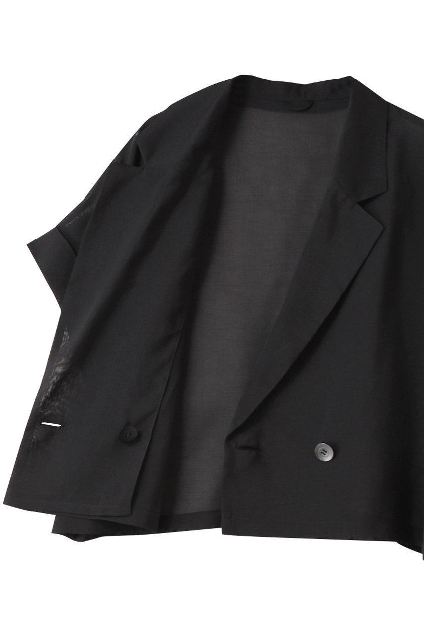 【アルアバイル/allureville】のワルツシアードルマンショートジャケット 人気、トレンドファッション・服の通販 founy(ファニー) 　ファッション　Fashion　レディースファッション　Fashion for Women　アウター　Coat / Outerwear Collection　レディースジャケット・軽アウター　Jackets　2025年　2025　2025-2026秋冬・A/W　Autumn/Winter 2025–26 AW25–26　シアー　Sheer, See-Through　ショート　Short, Short Length　ジャケット　Jacket, Outerwear　バランス　Balance, Style Balance　マニッシュ　Mannish, Boyish　ワイド　Wide, Wide Fit　A/W・秋冬　Autumn/Winter　other-6|ID: prp329100004616023 ipo3291000000033060408