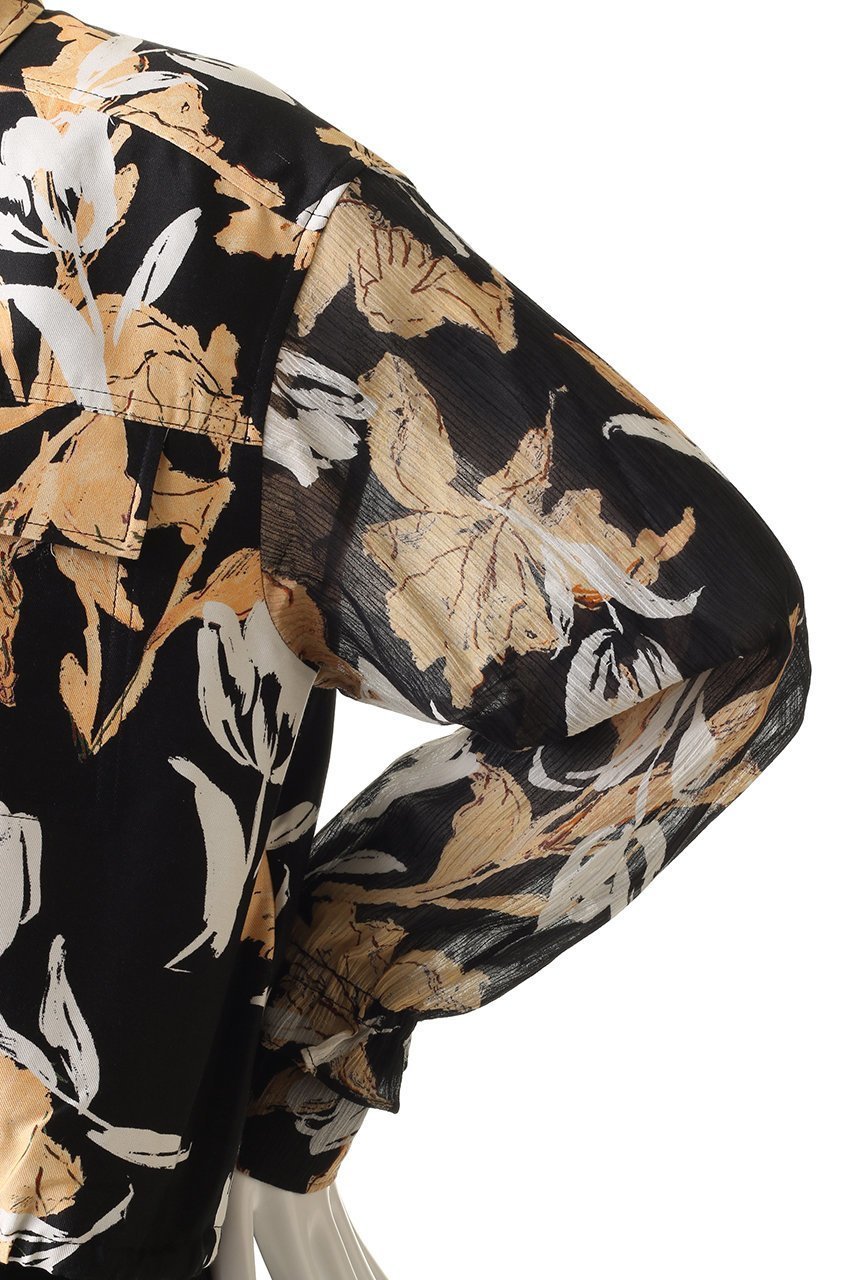 【スリーワン フィリップリム/3.1 Phillip Lim】のJOYFUL TULIPS クロップド ロングスリーブ シャツ ジャケット 人気、トレンドファッション・服の通販 founy(ファニー) 　ファッション　Fashion　レディースファッション　Fashion for Women　アウター　Coat / Outerwear Collection　レディースジャケット・軽アウター　Jackets　2025年　2025　2025-2026秋冬・A/W　Autumn/Winter 2025–26 AW25–26　クロップド　Cropped, Short Length　シアー　Sheer, See-Through　シルク　Silk, 100% Silk　ジャケット　Jacket, Outerwear　スリーブ　Sleeve, Long Sleeve / Short Sleeve　チューリップ　Tube, Tube Top　プリント　Print, Printed Pattern　モダン　Modern, Contemporary　ロング　Long, Long-Length　ワイド　Wide, Wide Fit　A/W・秋冬　Autumn/Winter　other-6|ID: prp329100004616024 ipo3291000000033060421