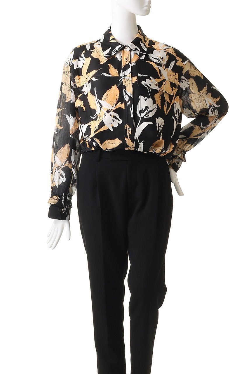 【スリーワン フィリップリム/3.1 Phillip Lim】のJOYFUL TULIPS クロップド ロングスリーブ シャツ ジャケット 人気、トレンドファッション・服の通販 founy(ファニー) 　ファッション　Fashion　レディースファッション　Fashion for Women　アウター　Coat / Outerwear Collection　レディースジャケット・軽アウター　Jackets　2025年　2025　2025-2026秋冬・A/W　Autumn/Winter 2025–26 AW25–26　クロップド　Cropped, Short Length　シアー　Sheer, See-Through　シルク　Silk, 100% Silk　ジャケット　Jacket, Outerwear　スリーブ　Sleeve, Long Sleeve / Short Sleeve　チューリップ　Tube, Tube Top　プリント　Print, Printed Pattern　モダン　Modern, Contemporary　ロング　Long, Long-Length　ワイド　Wide, Wide Fit　A/W・秋冬　Autumn/Winter　other-8|ID: prp329100004616024 ipo3291000000033060424