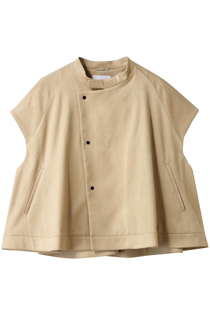 【スタニングルアー/STUNNING LURE】のrスエードAラインベスト インテリア・キッズ・メンズ・レディースファッション・服の通販 founy(ファニー) 　ファッション　Fashion　レディースファッション　Fashion for Women　アウター　Coat / Outerwear Collection　レディースジャケット・軽アウター　Jackets　なめらか　Smooth, Silky Texture　インナー　Innerwear　ショート　Short, Short Length　ジャケット　Jacket, Outerwear　ドレープ　Drape, Draping Fabric　ベスト　Vest, Waistcoat　メタリック　Metallic, Shiny Finish　新作・新入荷　New Arrivals / New In　ベージュ|ID: prp329100004616027 ipo3291000000033060452