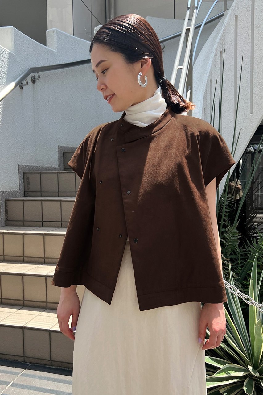 【スタニングルアー/STUNNING LURE】のrスエードAラインベスト 人気、トレンドファッション・服の通販 founy(ファニー) 　ファッション　Fashion　レディースファッション　Fashion for Women　アウター　Coat / Outerwear Collection　レディースジャケット・軽アウター　Jackets　なめらか　Smooth, Silky Texture　インナー　Innerwear　ショート　Short, Short Length　ジャケット　Jacket, Outerwear　ドレープ　Drape, Draping Fabric　ベスト　Vest, Waistcoat　メタリック　Metallic, Shiny Finish　新作・新入荷　New Arrivals / New In　other-2|ID: prp329100004616027 ipo3291000000033060455