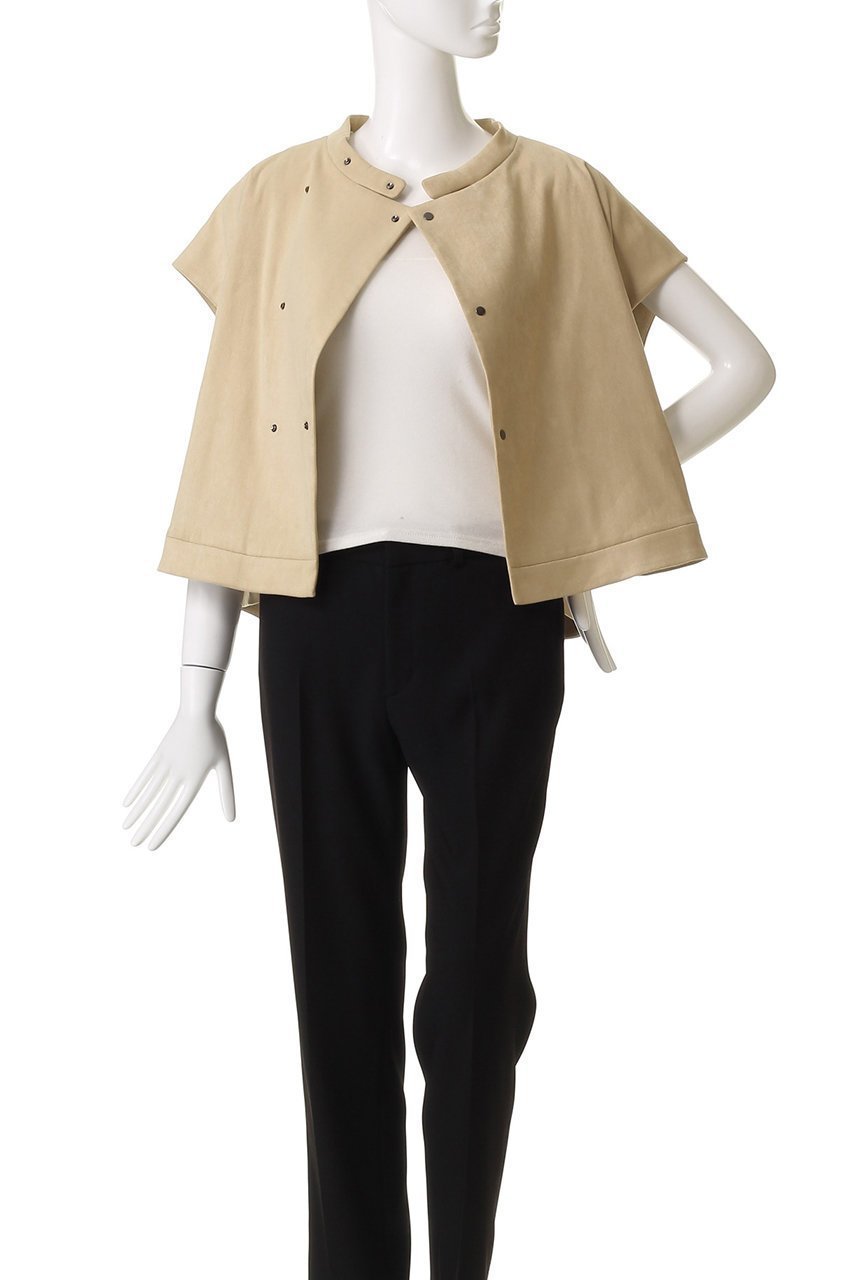 【スタニングルアー/STUNNING LURE】のrスエードAラインベスト 人気、トレンドファッション・服の通販 founy(ファニー) 　ファッション　Fashion　レディースファッション　Fashion for Women　アウター　Coat / Outerwear Collection　レディースジャケット・軽アウター　Jackets　なめらか　Smooth, Silky Texture　インナー　Innerwear　ショート　Short, Short Length　ジャケット　Jacket, Outerwear　ドレープ　Drape, Draping Fabric　ベスト　Vest, Waistcoat　メタリック　Metallic, Shiny Finish　other-7|ID: prp329100004616027 ipo3291000000033216479
