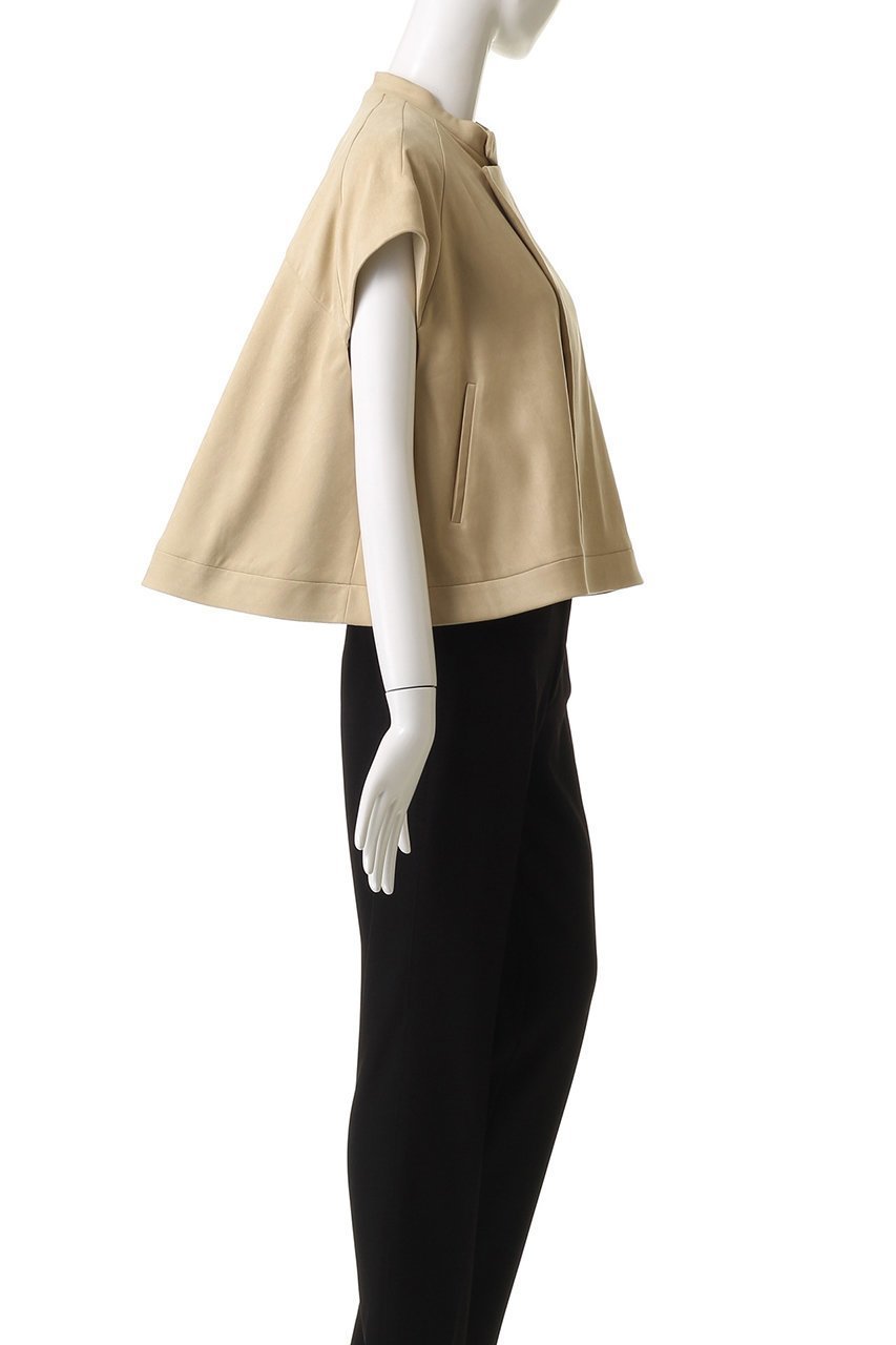 【スタニングルアー/STUNNING LURE】のrスエードAラインベスト 人気、トレンドファッション・服の通販 founy(ファニー) 　ファッション　Fashion　レディースファッション　Fashion for Women　アウター　Coat / Outerwear Collection　レディースジャケット・軽アウター　Jackets　なめらか　Smooth, Silky Texture　インナー　Innerwear　ショート　Short, Short Length　ジャケット　Jacket, Outerwear　ドレープ　Drape, Draping Fabric　ベスト　Vest, Waistcoat　メタリック　Metallic, Shiny Finish　other-3|ID: prp329100004616027 ipo3291000000036085314