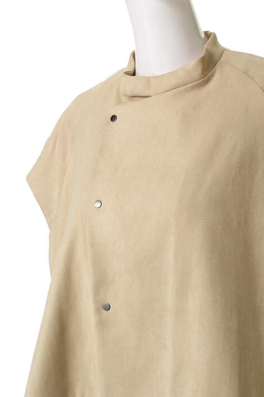 【スタニングルアー/STUNNING LURE】のrスエードAラインベスト 人気、トレンドファッション・服の通販 founy(ファニー) 　ファッション　Fashion　レディースファッション　Fashion for Women　アウター　Coat / Outerwear Collection　レディースジャケット・軽アウター　Jackets　なめらか　Smooth, Silky Texture　インナー　Innerwear　ショート　Short, Short Length　ジャケット　Jacket, Outerwear　ドレープ　Drape, Draping Fabric　ベスト　Vest, Waistcoat　メタリック　Metallic, Shiny Finish　other-5|ID: prp329100004616027 ipo3291000000036194355