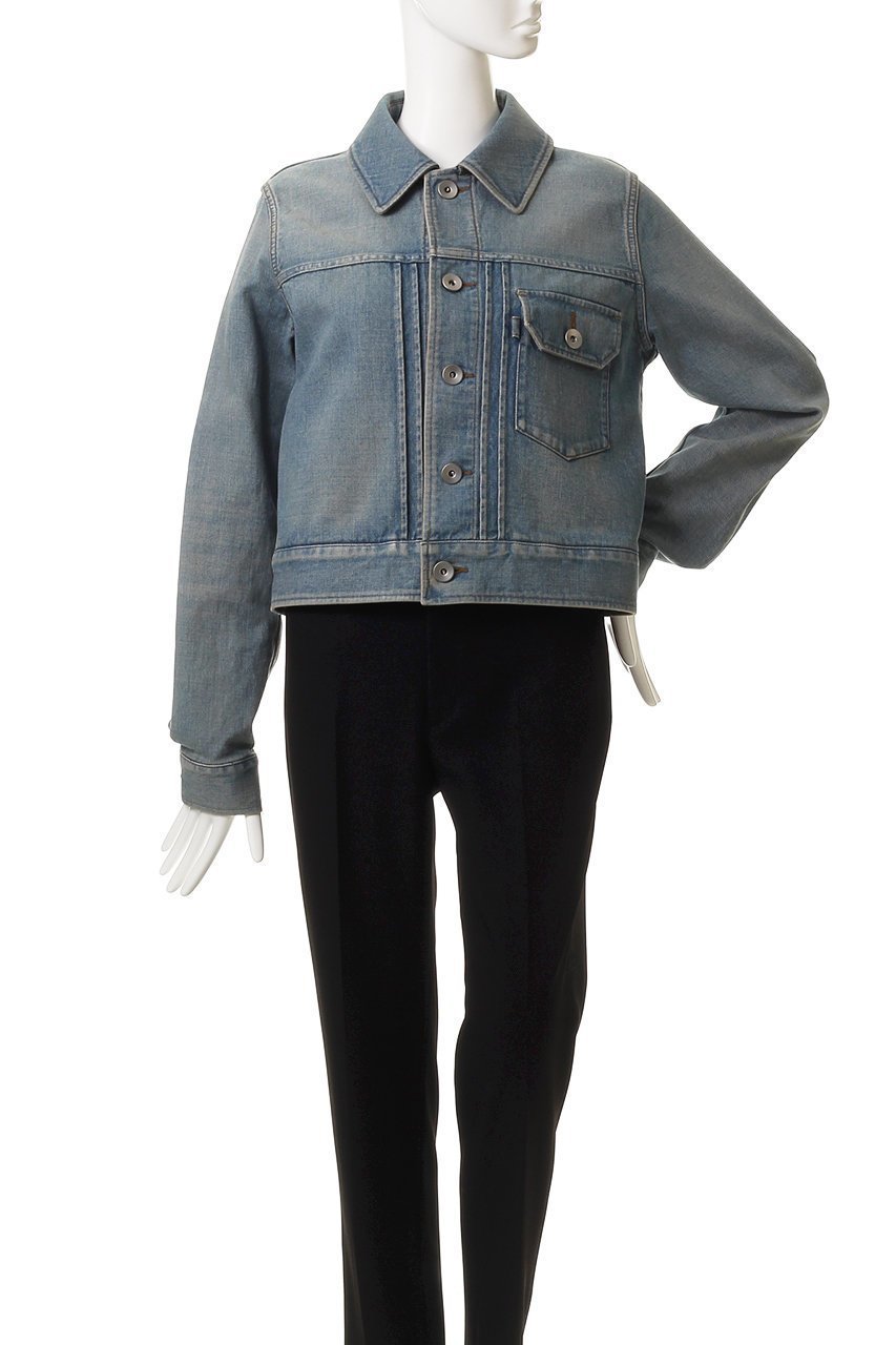 【ザ リラクス/THE RERACS】のタイトフィットショートJEANジャケット 人気、トレンドファッション・服の通販 founy(ファニー) 　ファッション　Fashion　レディースファッション　Fashion for Women　アウター　Coat / Outerwear Collection　レディースジャケット・軽アウター　Jackets　2025年　2025　2025-2026秋冬・A/W　Autumn/Winter 2025–26 AW25–26　ショート　Short, Short Length　シルバー　Silver, Metallic Silver　ジャケット　Jacket, Outerwear　トレンド　Trend, Trending Now　フェミニン　Feminine, Girly　フラップ　Flap, Flap Pocket　ボトム　Bottoms, Lower Wear　ポケット　Pocket, Pocket Detail　A/W・秋冬　Autumn/Winter　other-2|ID: prp329100004616034 ipo3291000000033060533