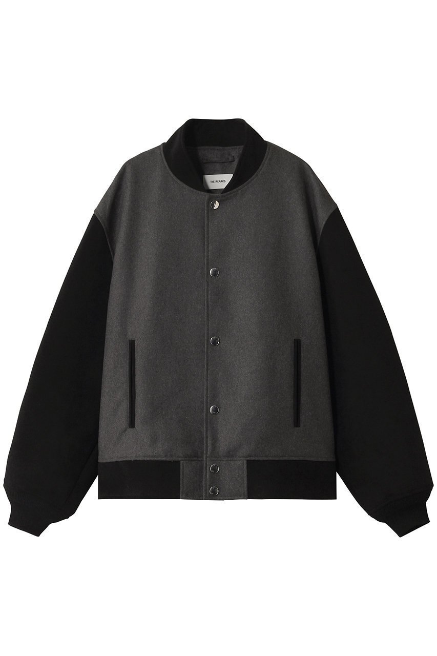 【ザ リラクス/THE RERACS】のアワードジャケット インテリア・キッズ・メンズ・レディースファッション・服の通販 founy(ファニー) 　ファッション　Fashion　レディースファッション　Fashion for Women　アウター　Coat / Outerwear Collection　レディースジャケット・軽アウター　Jackets　ブルゾンジャケット・スポーティアウター　Blouson Jackets　ジャケット　Jacket, Outerwear　フェミニン　Feminine, Girly　フォルム　Silhouette, Form　ブルゾン　Blouson, Bomber Jacket　エレガント 上品　Elegant　グレーブラウン|ID: prp329100004616038 ipo3291000000035694236