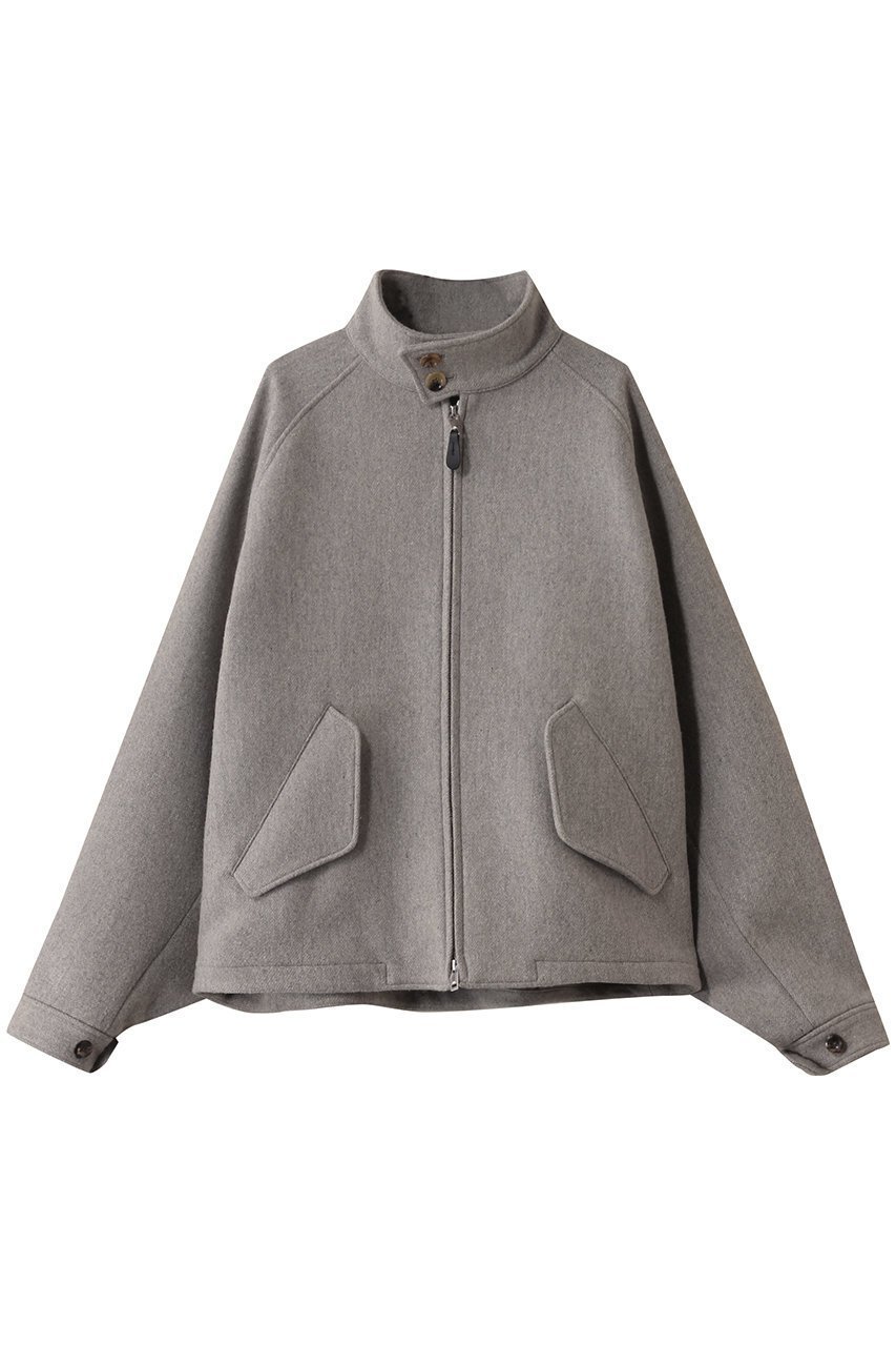 【ザ リラクス/THE RERACS】のハリントンジャケット インテリア・キッズ・メンズ・レディースファッション・服の通販 founy(ファニー) 　ファッション　Fashion　レディースファッション　Fashion for Women　アウター　Coat / Outerwear Collection　レディースジャケット・軽アウター　Jackets　2025年　2025　2025-2026秋冬・A/W　Autumn/Winter 2025–26 AW25–26　クラシカル　Classical, Vintage-Inspired　ジャケット　Jacket, Outerwear　ポケット　Pocket, Pocket Detail　定番　Standard, Basic Item　A/W・秋冬　Autumn/Winter　グレージュ|ID: prp329100004616039 ipo3291000000033060578