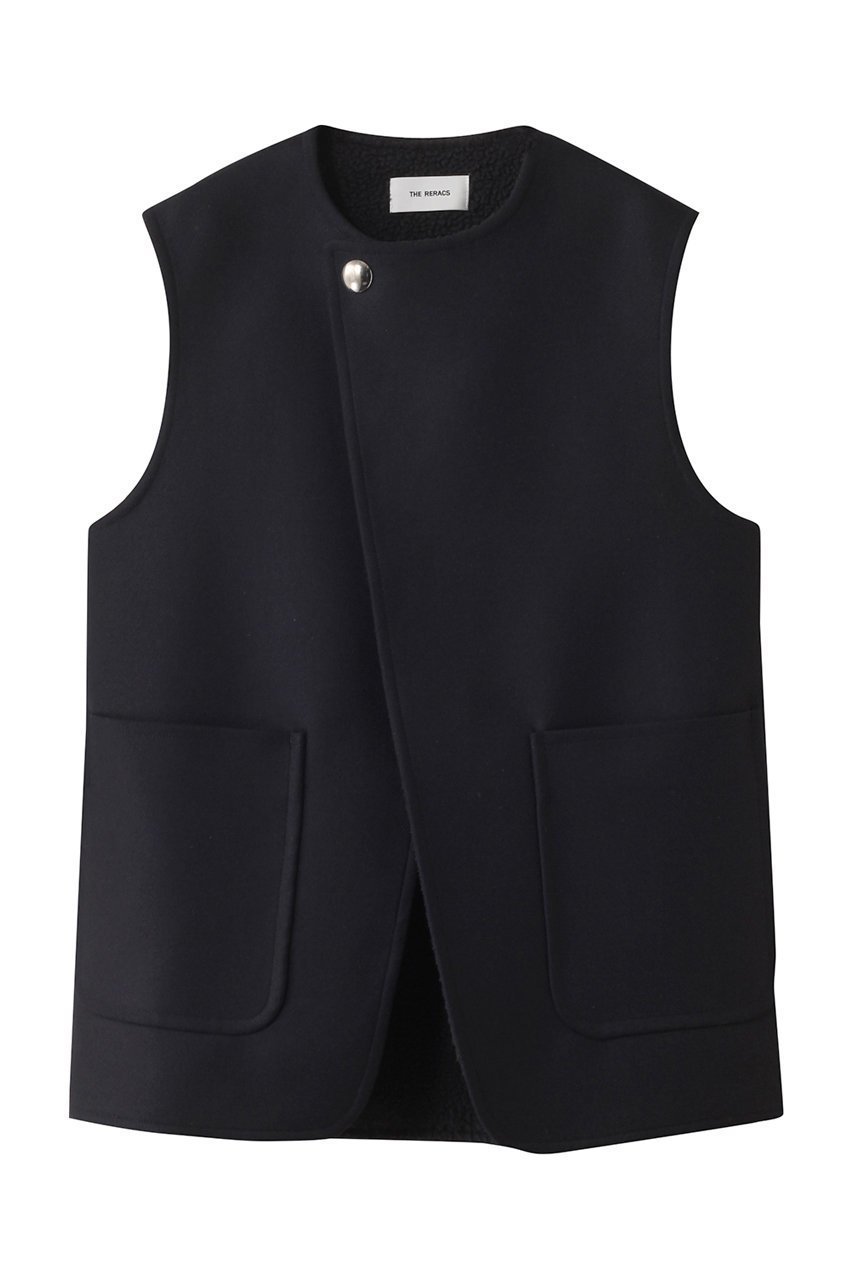 【ザ リラクス/THE RERACS】のジャーキンベスト 人気、トレンドファッション・服の通販 founy(ファニー) 　ファッション　Fashion　レディースファッション　Fashion for Women　アウター　Coat / Outerwear Collection　レディースジャケット・軽アウター　Jackets　2025年　2025　2025-2026秋冬・A/W　Autumn/Winter 2025–26 AW25–26　カットソー　Cut and Sewn Top　シルバー　Silver, Metallic Silver　ジャケット　Jacket, Outerwear　ドット　Polka Dot, Dot Pattern　ベスト　Vest, Waistcoat　ポケット　Pocket, Pocket Detail　モダン　Modern, Contemporary　A/W・秋冬　Autumn/Winter　 other-1|ID: prp329100004616040 ipo3291000000033060591