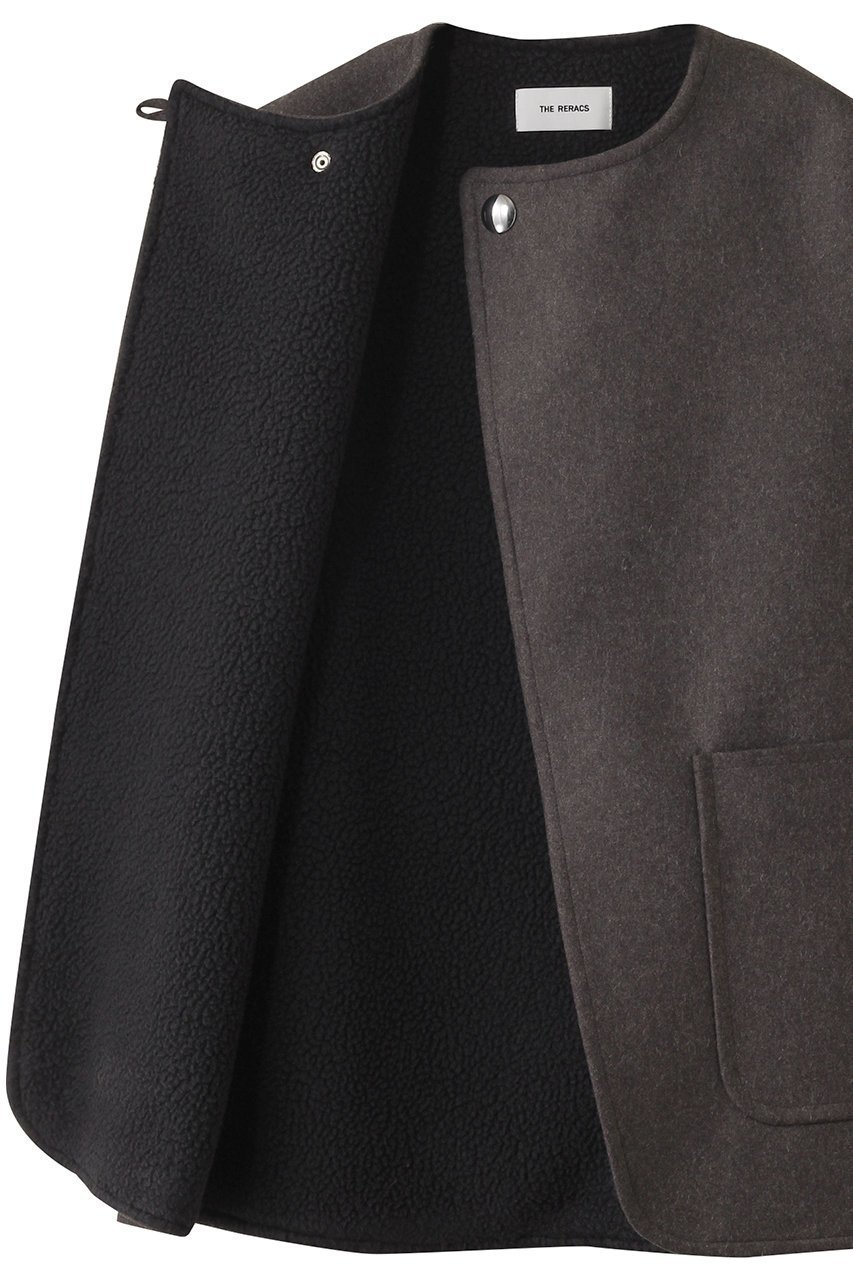 【ザ リラクス/THE RERACS】のジャーキンベスト 人気、トレンドファッション・服の通販 founy(ファニー) 　ファッション　Fashion　レディースファッション　Fashion for Women　アウター　Coat / Outerwear Collection　レディースジャケット・軽アウター　Jackets　2025年　2025　2025-2026秋冬・A/W　Autumn/Winter 2025–26 AW25–26　カットソー　Cut and Sewn Top　シルバー　Silver, Metallic Silver　ジャケット　Jacket, Outerwear　ドット　Polka Dot, Dot Pattern　ベスト　Vest, Waistcoat　ポケット　Pocket, Pocket Detail　モダン　Modern, Contemporary　A/W・秋冬　Autumn/Winter　other-6|ID: prp329100004616040 ipo3291000000033060599