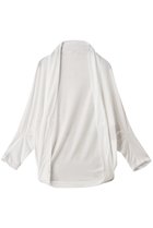 【プレインピープル/PLAIN PEOPLE】の強撚ハイゲージ天竺モモンガカーディガン ホワイト|ID:prp329100004616042