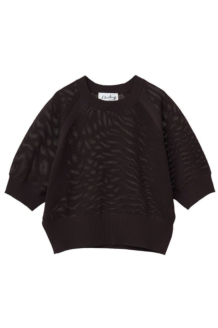 【マルティニーク/martinique】の【l heritage martinique】メッシュラグランプルオーバー インテリア・キッズ・メンズ・レディースファッション・服の通販 founy(ファニー) https://founy.com/ ファッション Fashion レディースファッション Fashion for Women トップス・カットソー Cut & Sew Tops ニット Knit Tops & Sweaters カジュアルプルオーバー・ニットトップス Pullovers & Knit Tops / Casual Pullovers おすすめ Recommended / Our Picks インナー Innerwear ペンシル Pencil, Pencil Skirt ボトム Bottoms, Lower Wear メッシュ Mesh, Net Fabric モダン Modern, Contemporary ラップ Wrap, Wrap Design レオパード Leopard, Animal Print |ID: prp329100004616043 ipo3291000000036012717